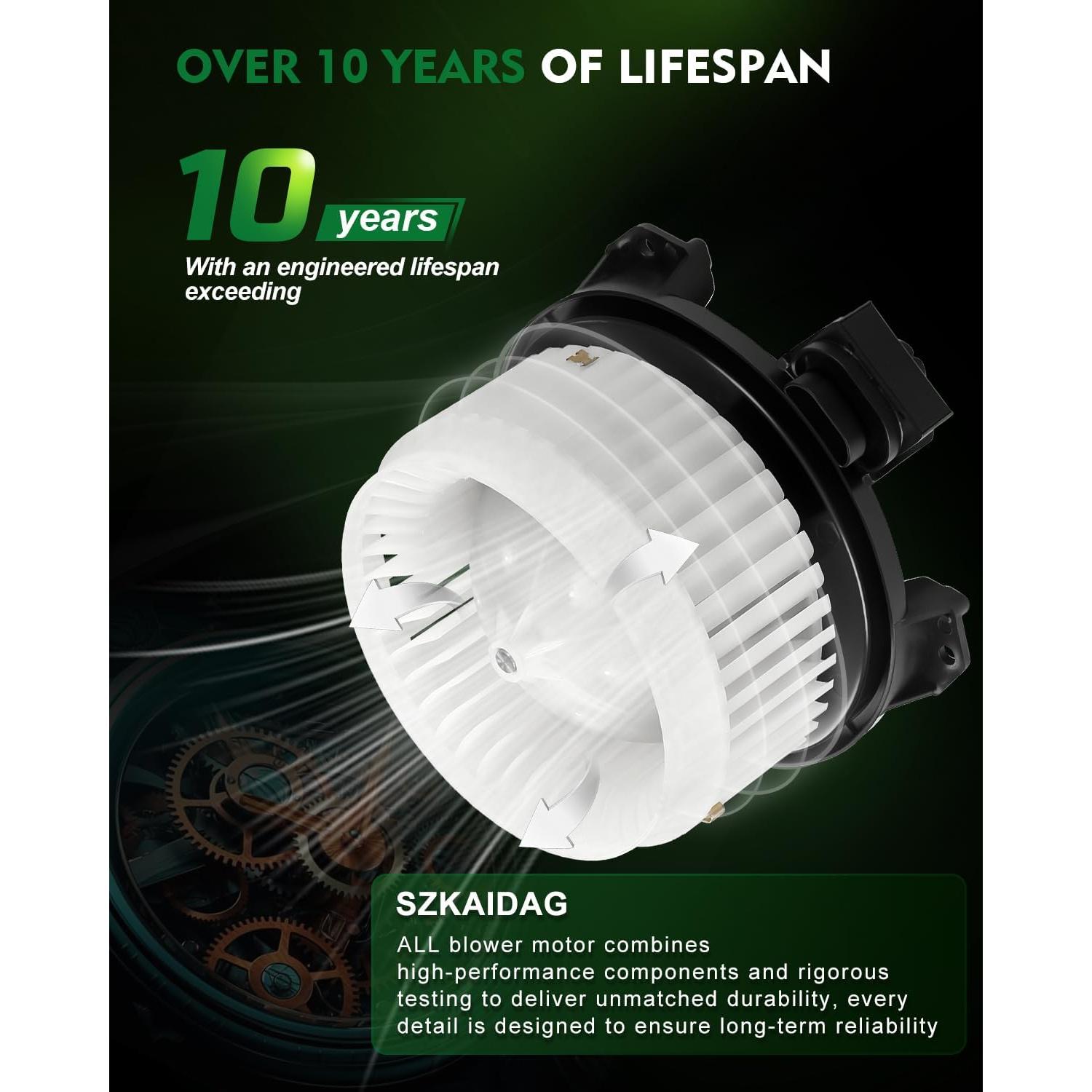 Motor de Soplador de Calefacción HVAC SZKAIDAG 12V 150W