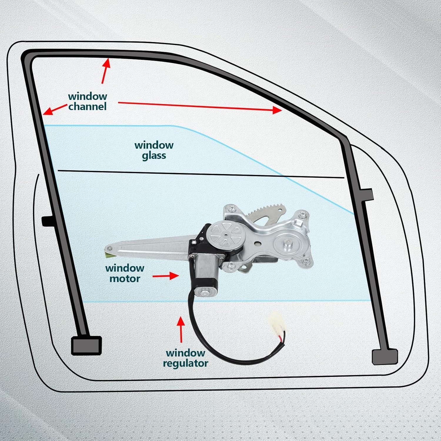 Regulador de Ventana Eléctrico FINDAUTO para Toyota Yaris 2007-2014