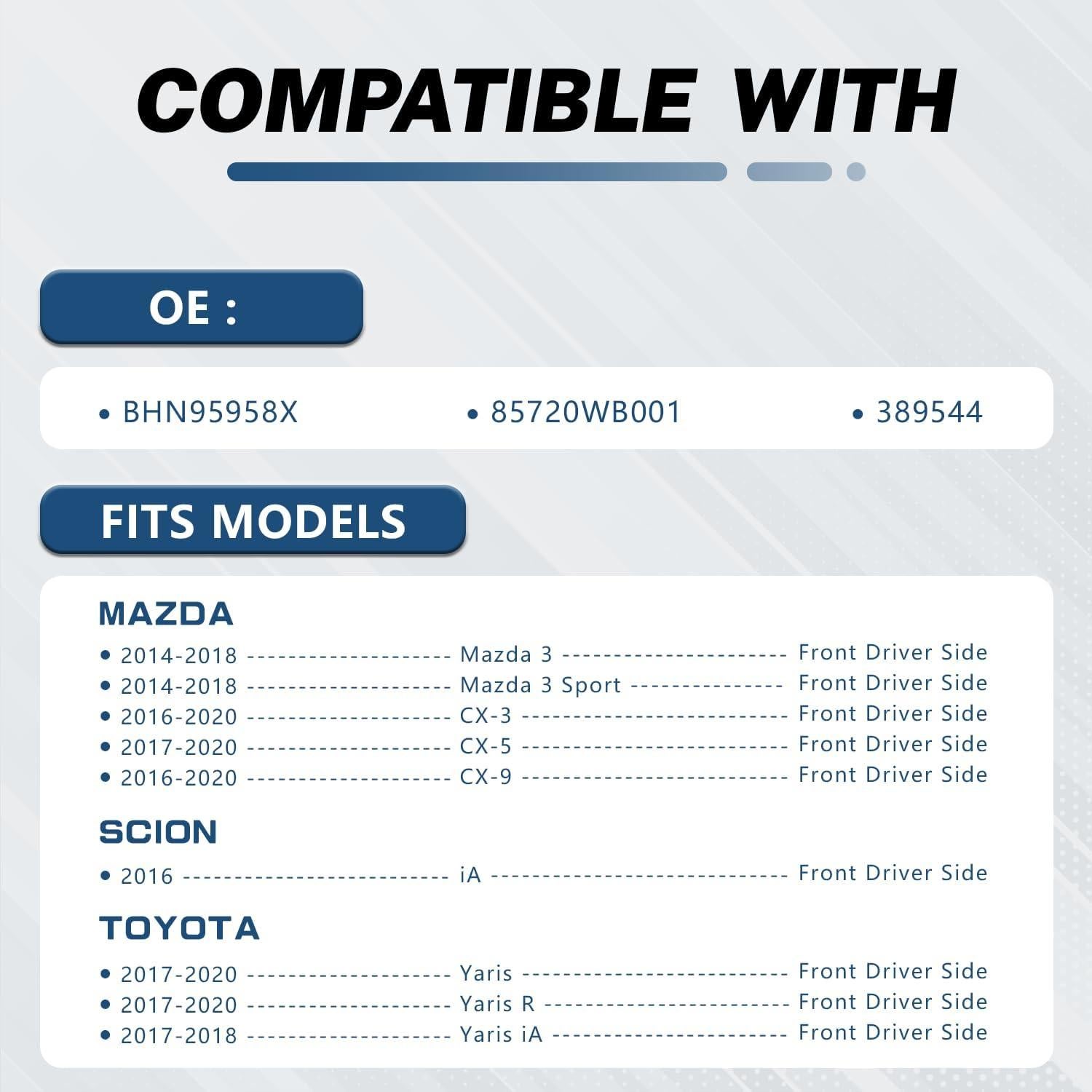 Motor de Ventana Eléctrico KELOKE Lado Conductor Mazda y Toyota