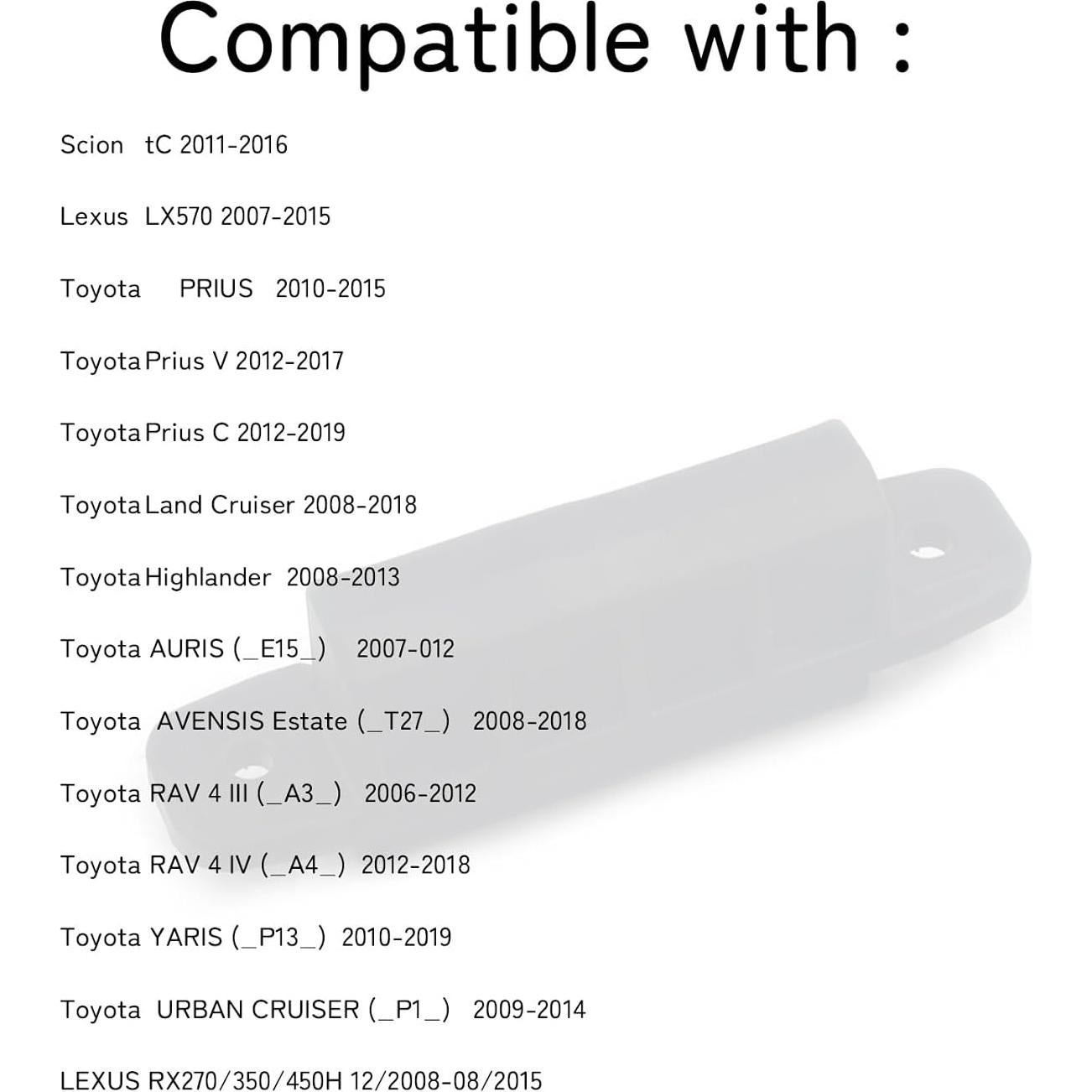 Interruptor de liberación de maletero RuiWen 84840-28040 Compatible con Lexus y Toyota