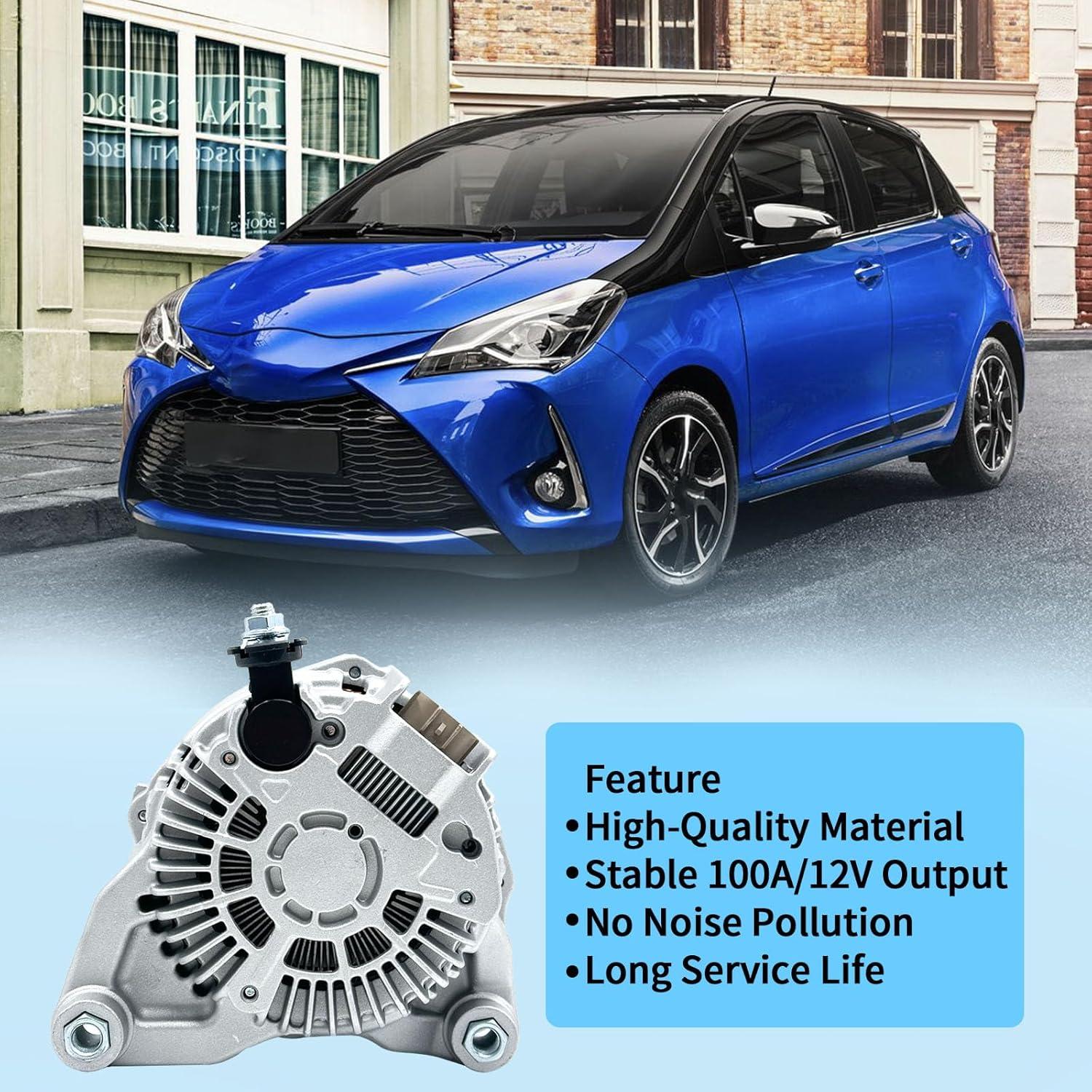 Alternador 12V 100A BZJUNQI Compatible Mazda y Toyota