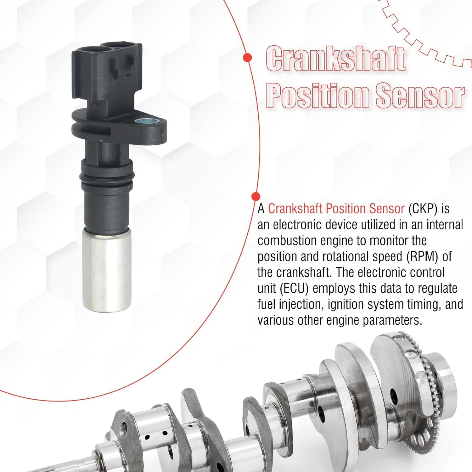 Sensor de Posición del Cigüeñal Sianxaido QZCG0047 para Toyota