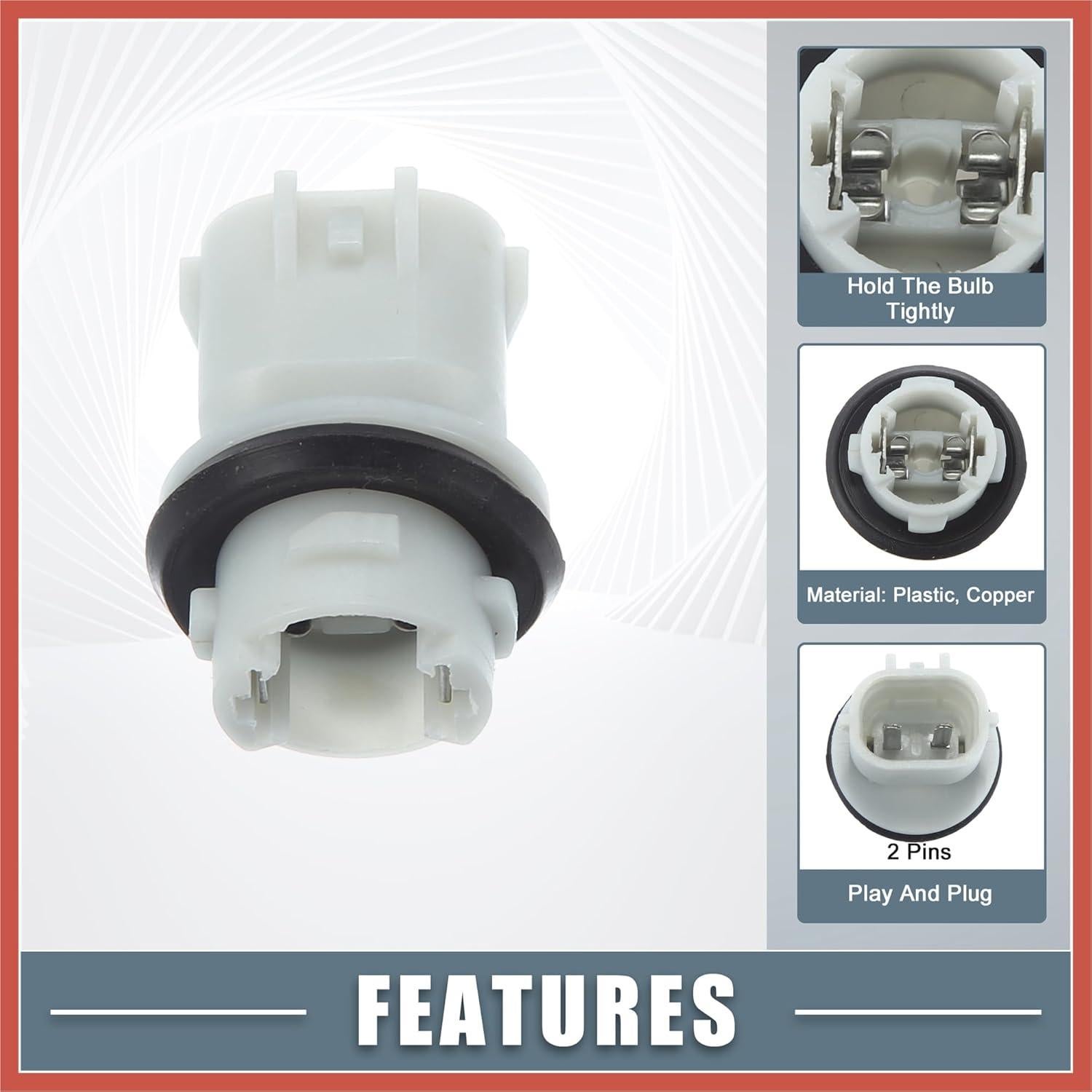 Soporte de bombilla de luz ACROPIX 90075-60001 para Toyota