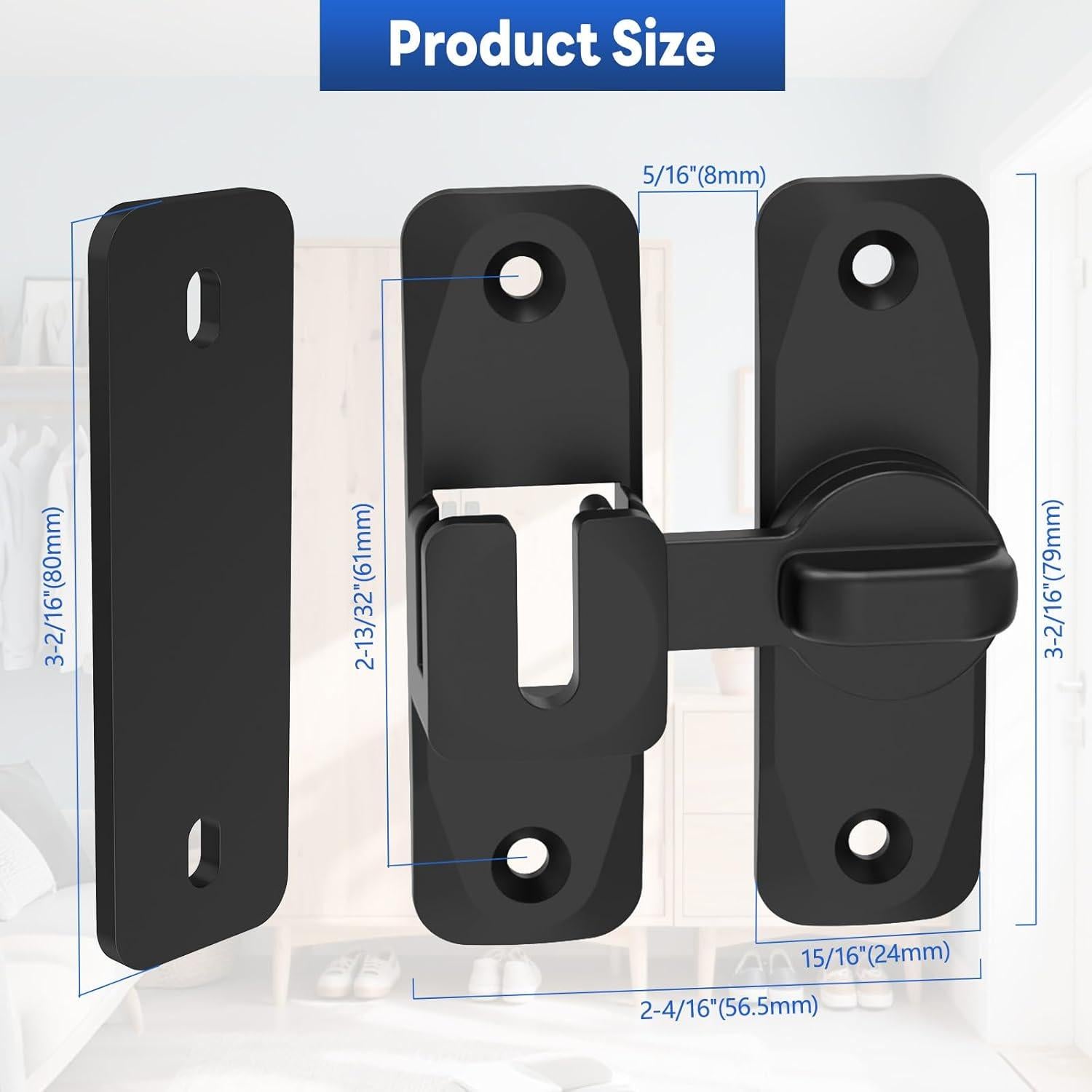 Cerradura de Puerta Corrediza de Granero SecureLatch 90/180°