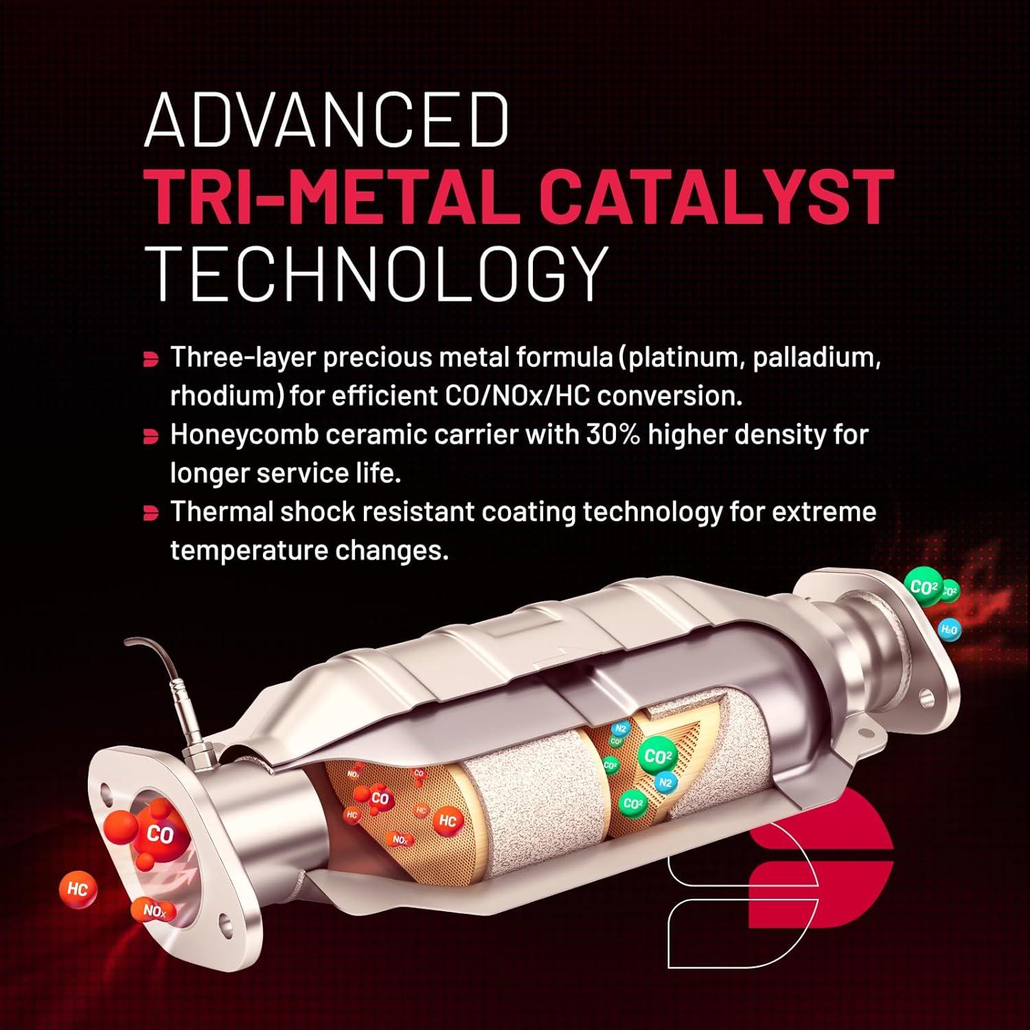 Convertidor Catalítico BDFHYK 641506 para Toyota Camry 07-09