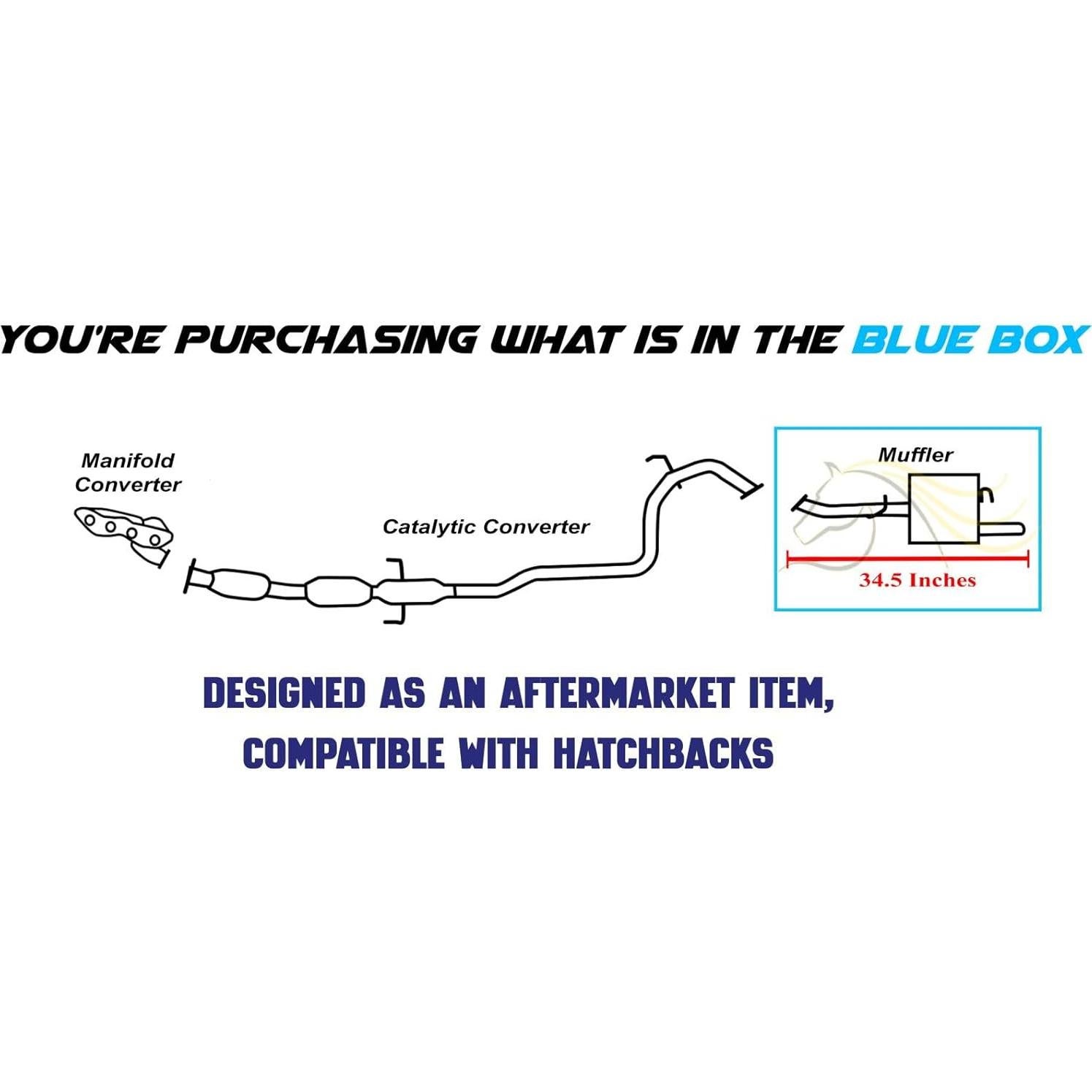 Silenciador de escape Northeastern para Toyota Yaris 1.5L 2006-2015