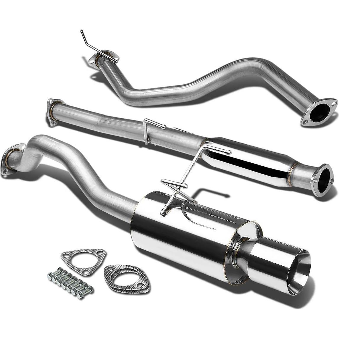 Sistema de Escape Inoxidable DNA MOTORING CBE-HC922-NRT Honda Civic 92-00
