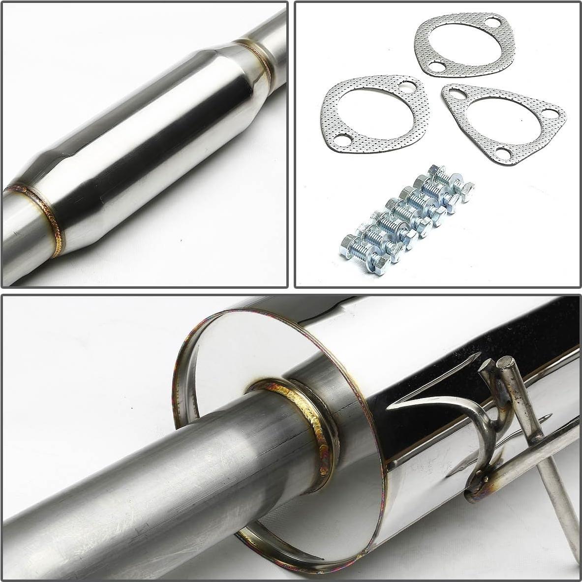 Sistema de Escape Inoxidable DNA MOTORING CBE-HC922-NRT Honda Civic 92-00