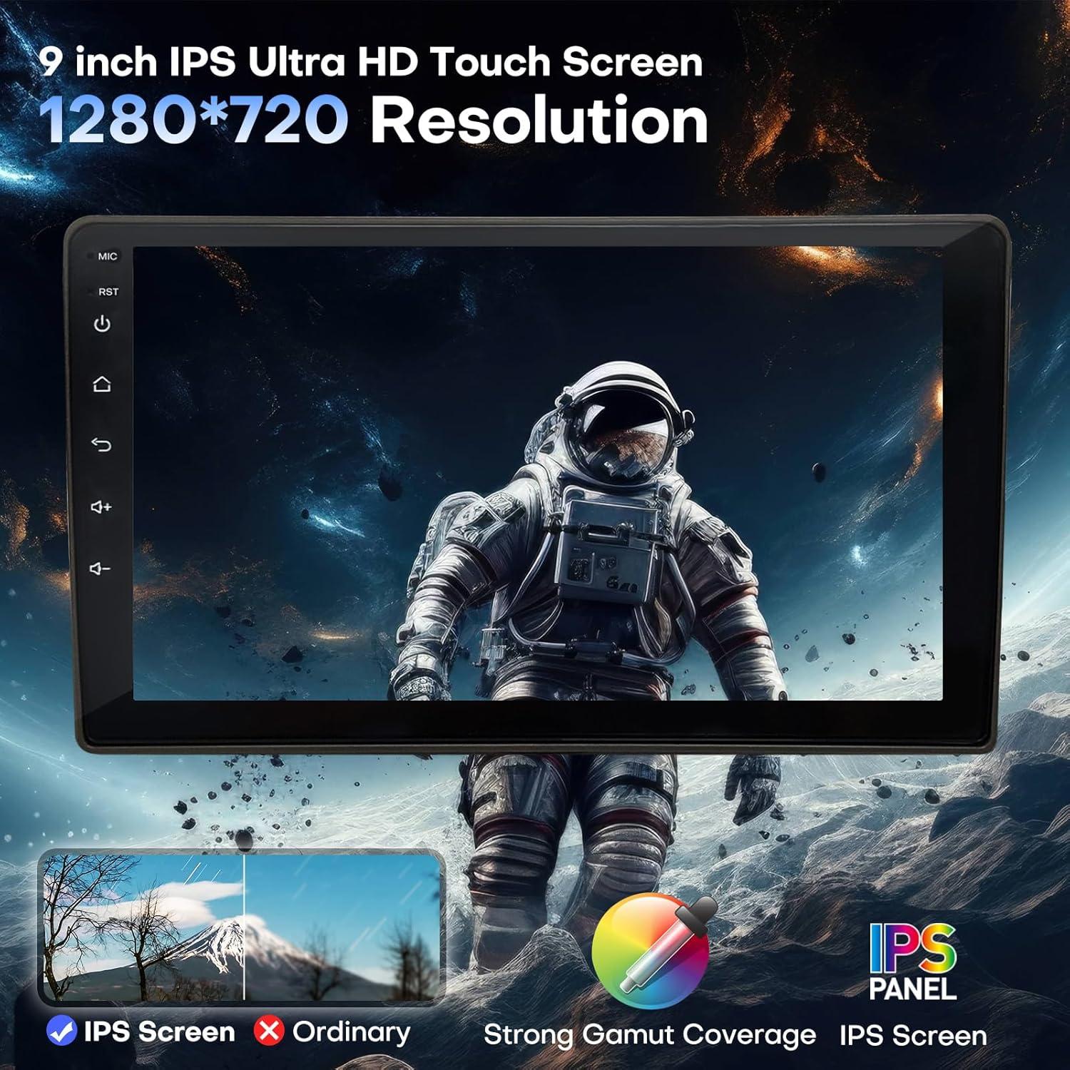 Radio Android 14 HNOPYHNT para Toyota Camry 2007-2011, Pantalla Táctil 9"