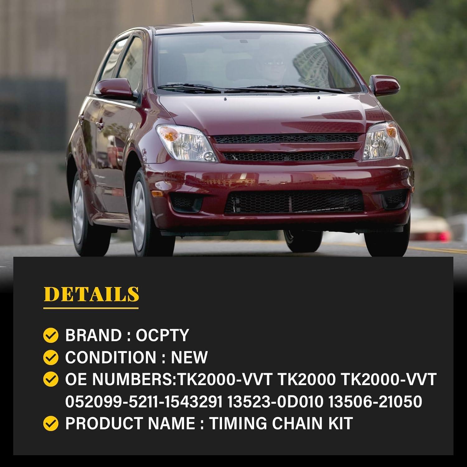 Kit de Cadena de Distribución OCPTY para Toyota y Scion 1.5L