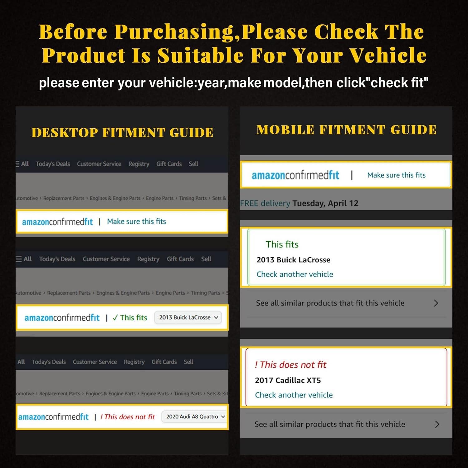 Kit de Cadena de Distribución OCPTY para Toyota y Scion 1.5L