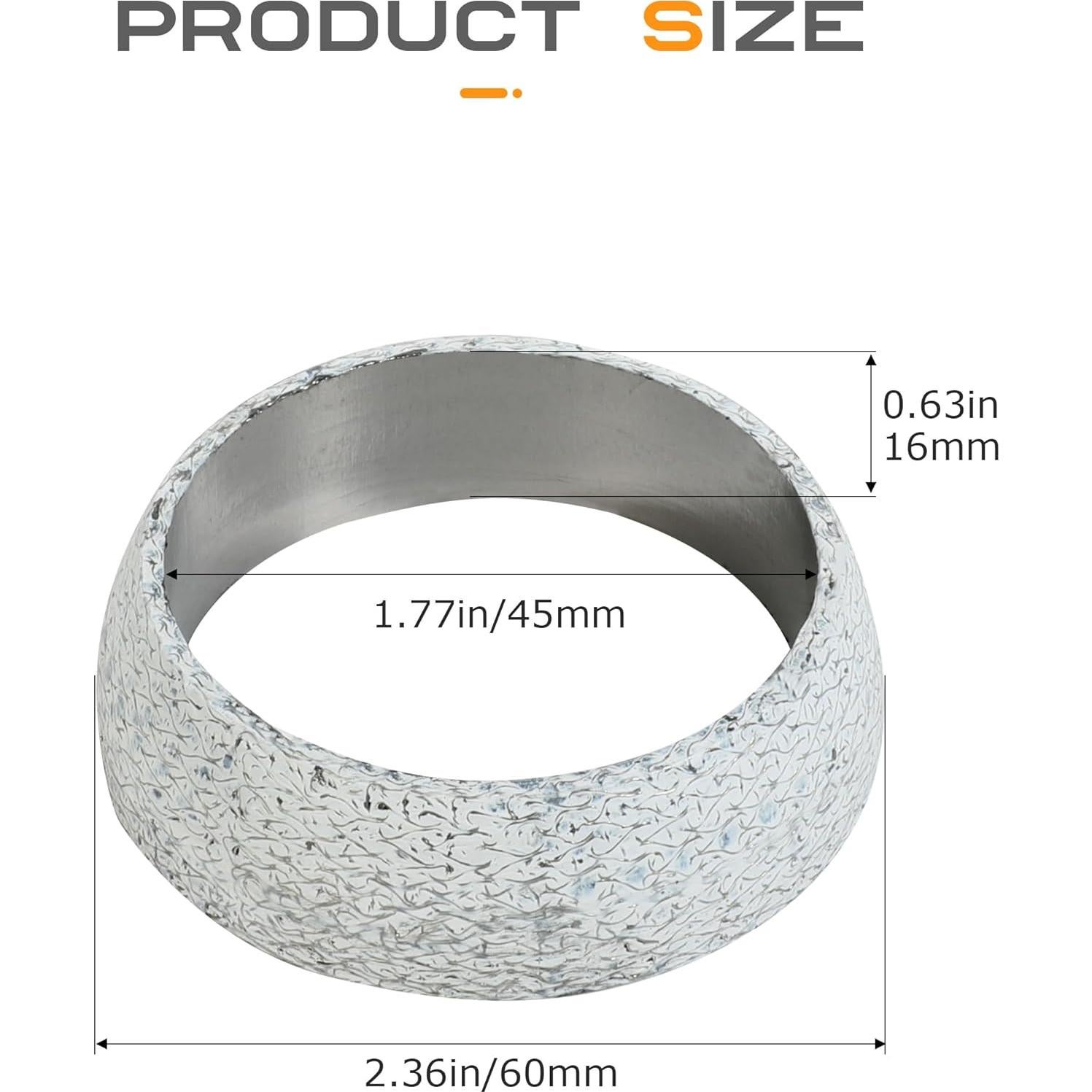 Junta de Colector de Escape SCUARI 45mm - Sello a Prueba de Fugas