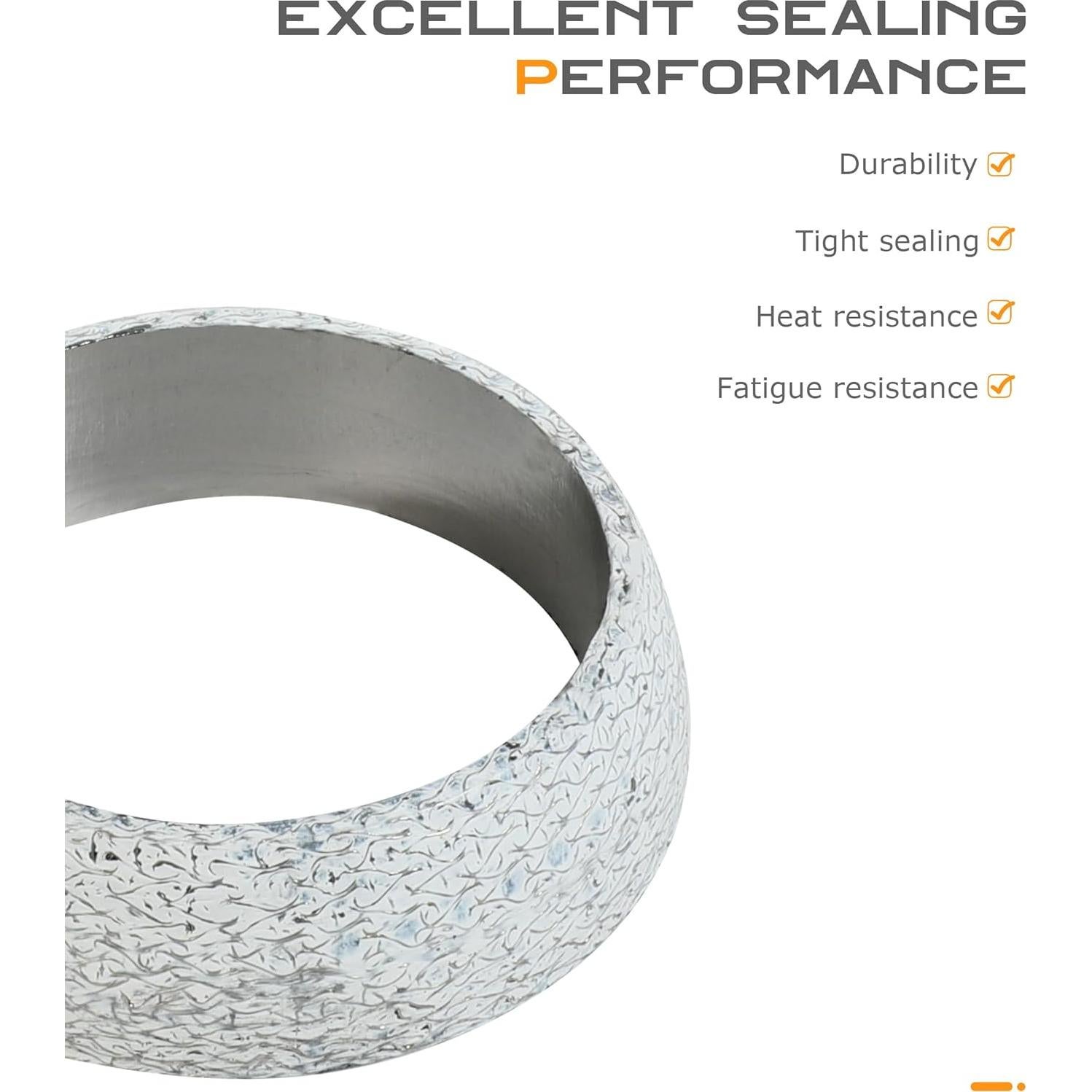 Junta de Colector de Escape SCUARI 45mm - Sello a Prueba de Fugas