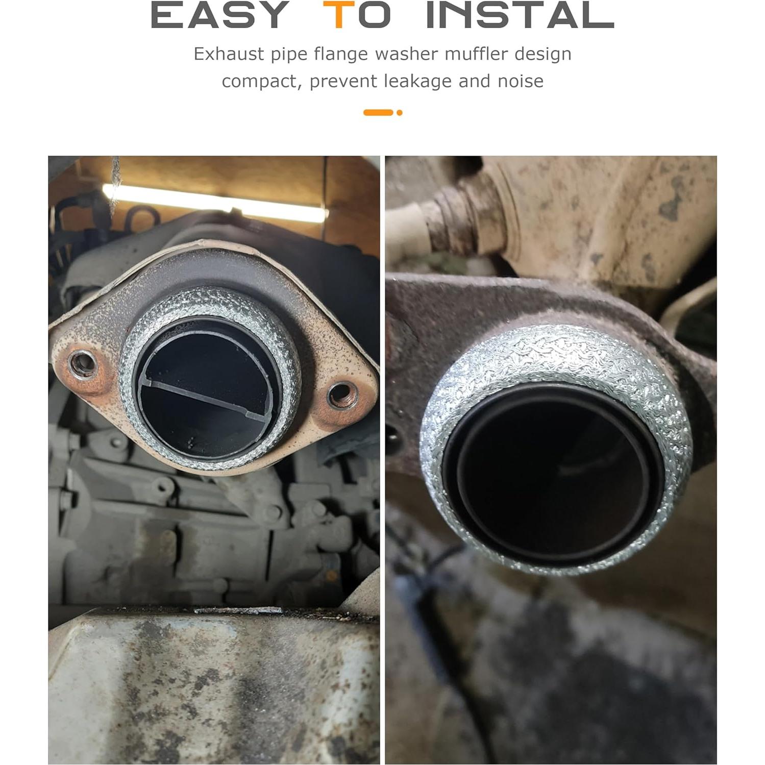 Junta de Colector de Escape SCUARI 45mm - Sello a Prueba de Fugas