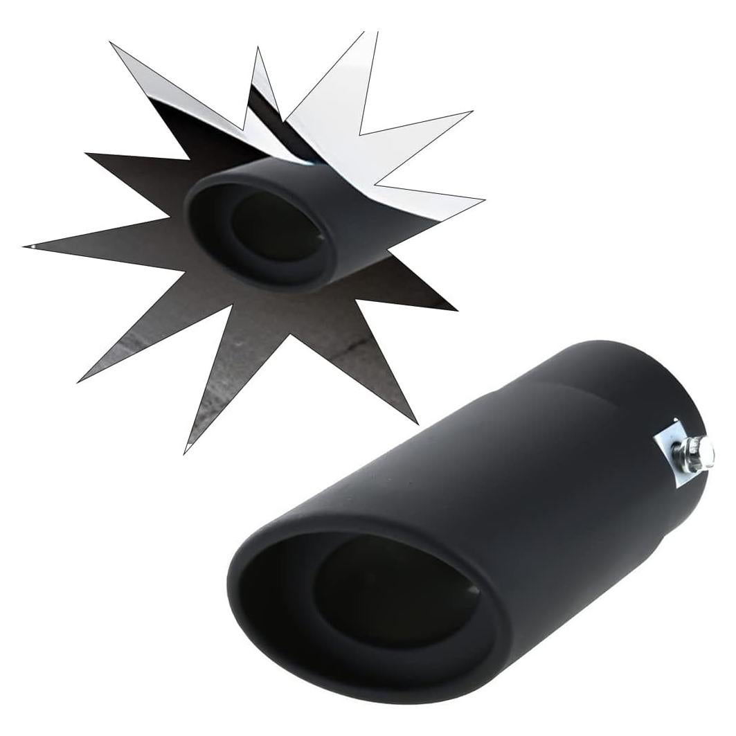 Punta de Escape Universal AICEL 14 cm Acero Inoxidable Cromado