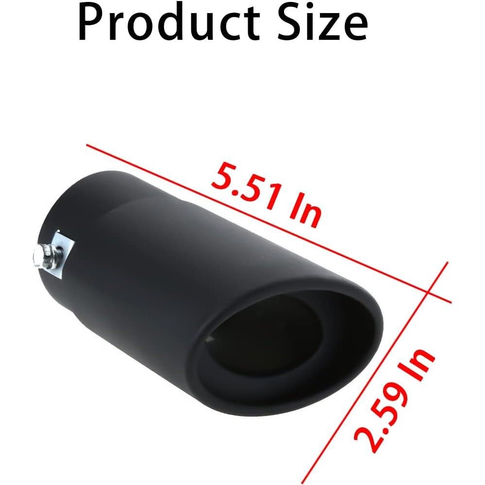 Punta de Escape Universal AICEL 14 cm Acero Inoxidable Cromado