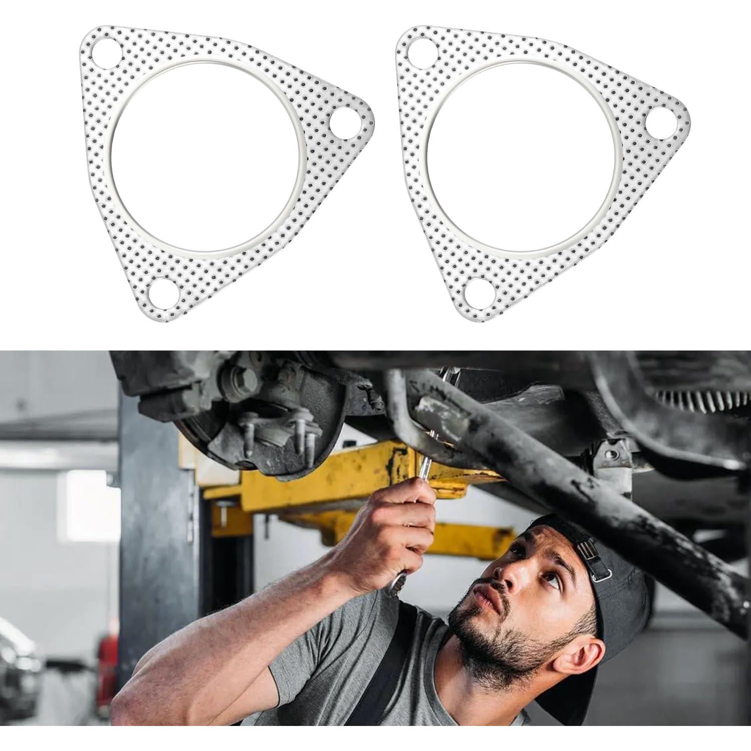 Juego de Juntas de Escape Junecarp 3" Triple Agujero Alta Calidad