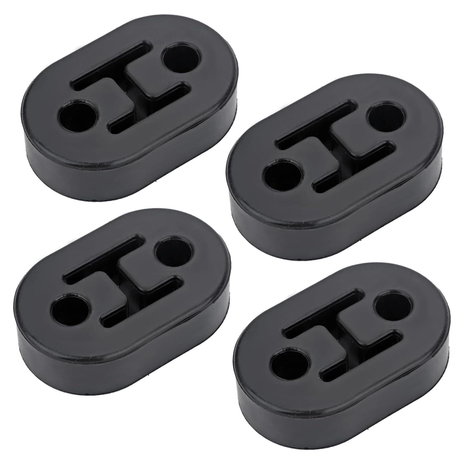 Soporte de Goma para Escape VASTAUTO 4 Pcs 12mm Alta Resistencia