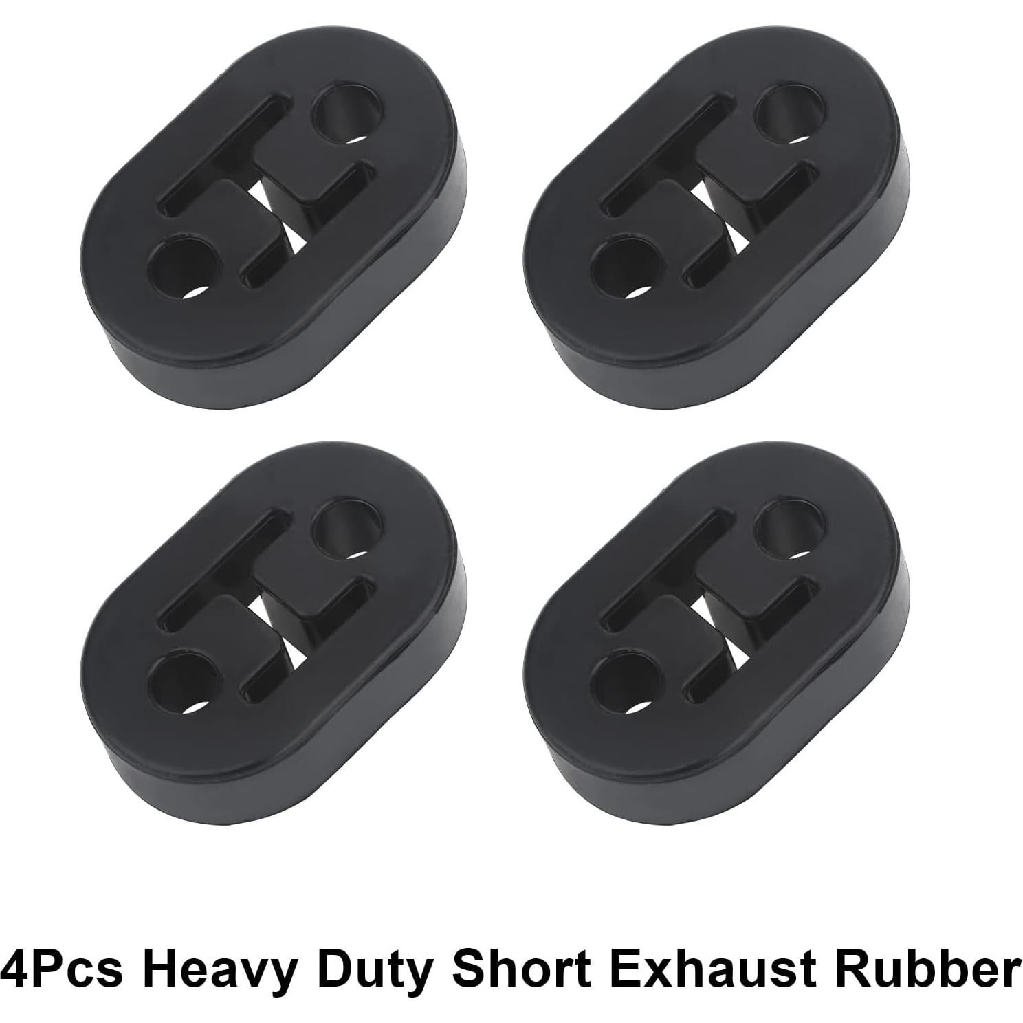 Soporte de Goma para Escape VASTAUTO 4 Pcs 12mm Alta Resistencia