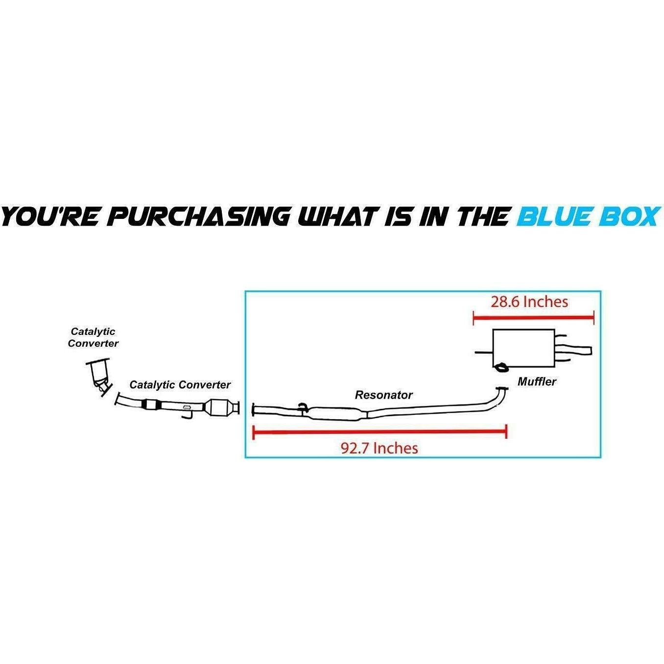 Kit de Escape de Acero Inoxidable Escape Northeastern para Toyota Camry 1994-1995 2.2L