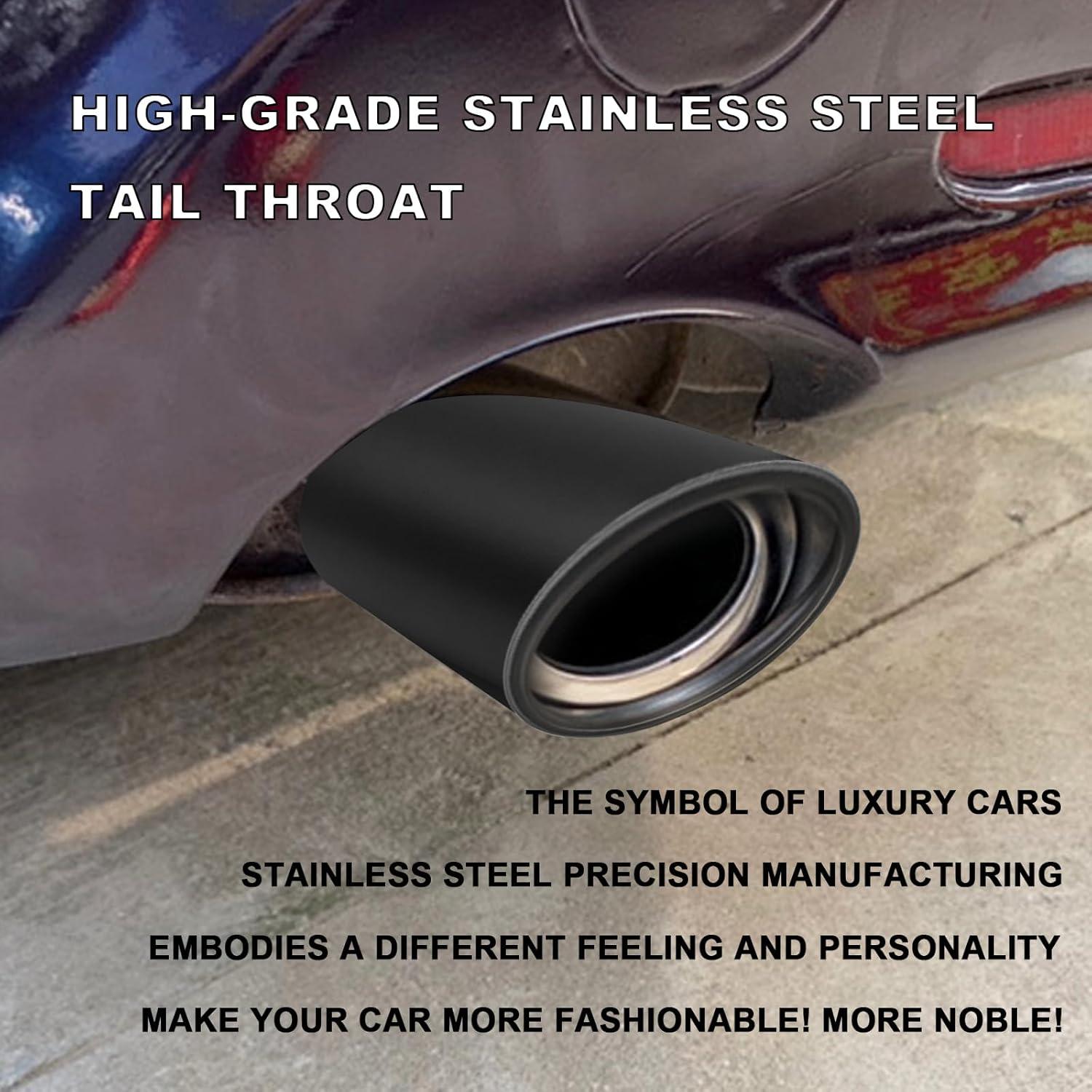 Tubo de Escape Recto CmeRto Acero Inoxidable 6.3cm a 8.3cm