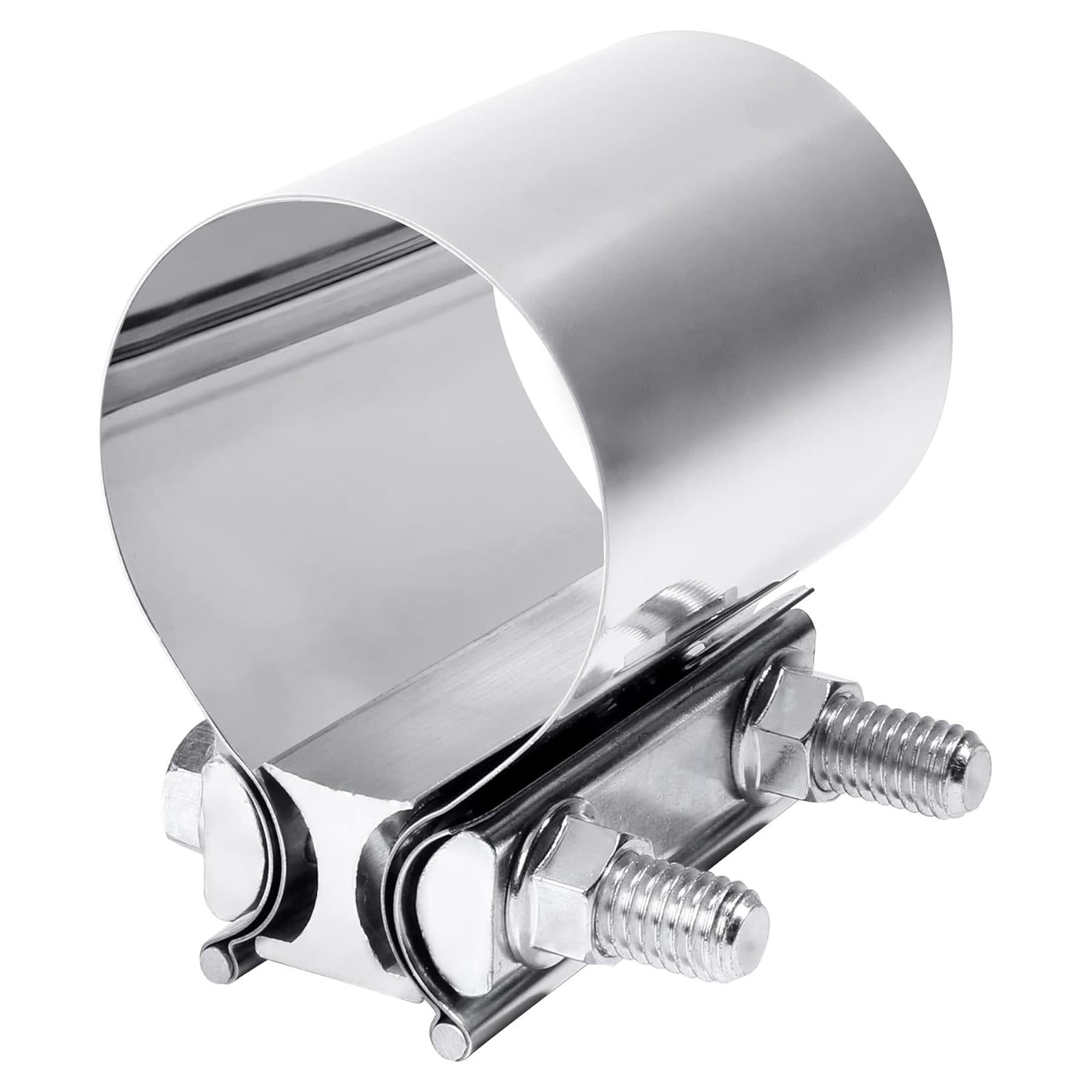 Abrazadera de Escape Acero Inoxidable Qziulr 5.08 cm Universal