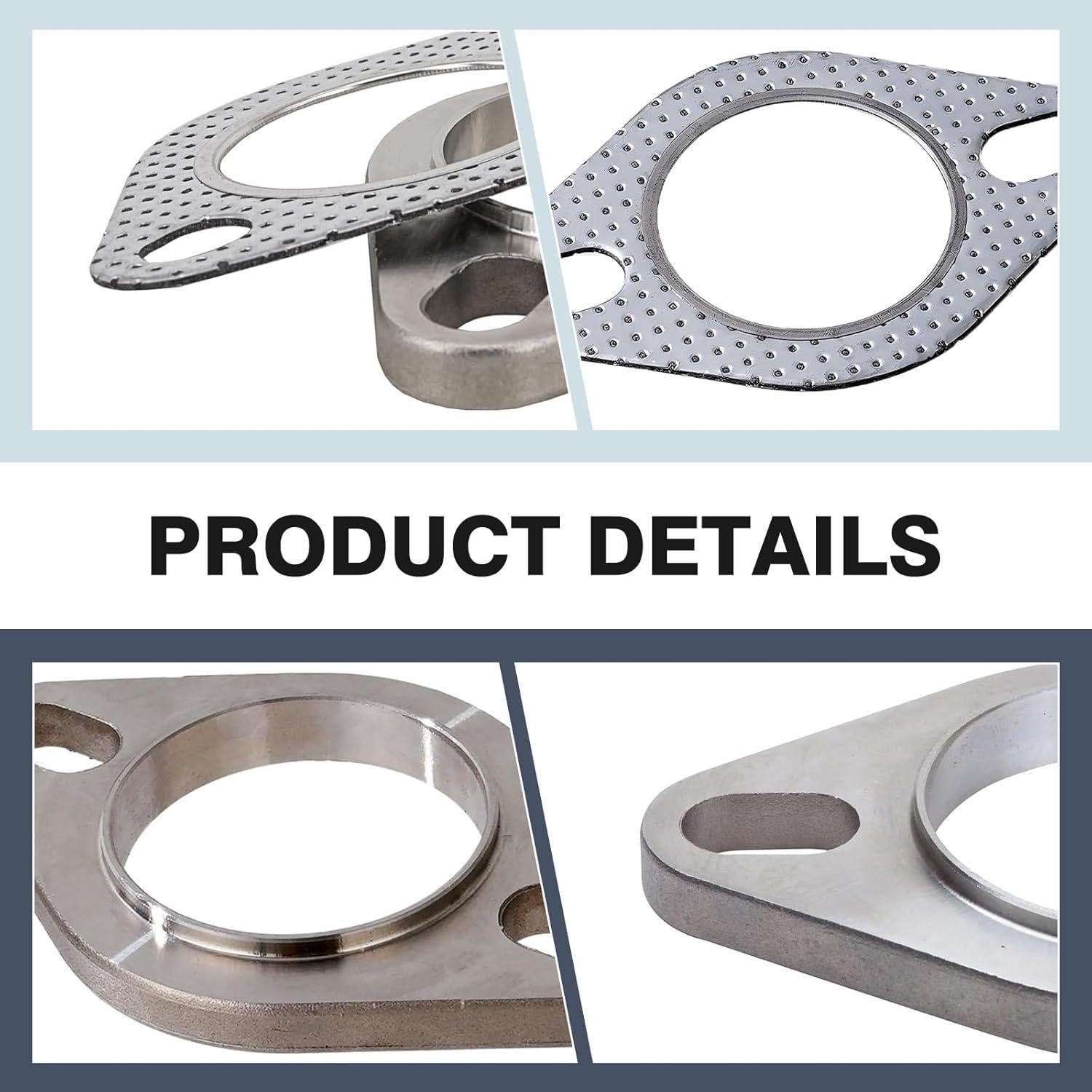 Kit de Reparación de Brida de Escape Arwrilt 2.5" Acero Inoxidable