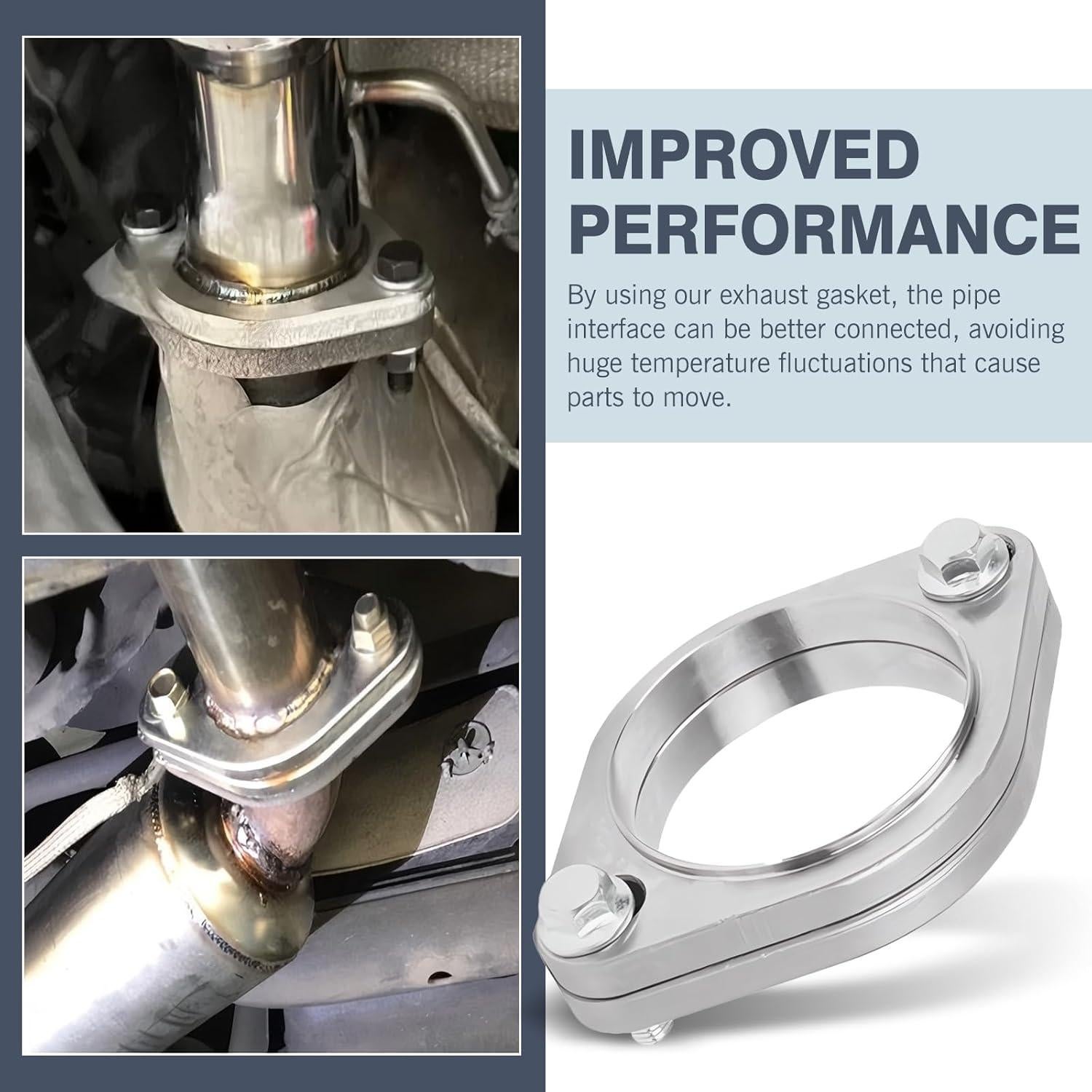 Kit de Reparación de Brida de Escape Arwrilt 2.5" Acero Inoxidable