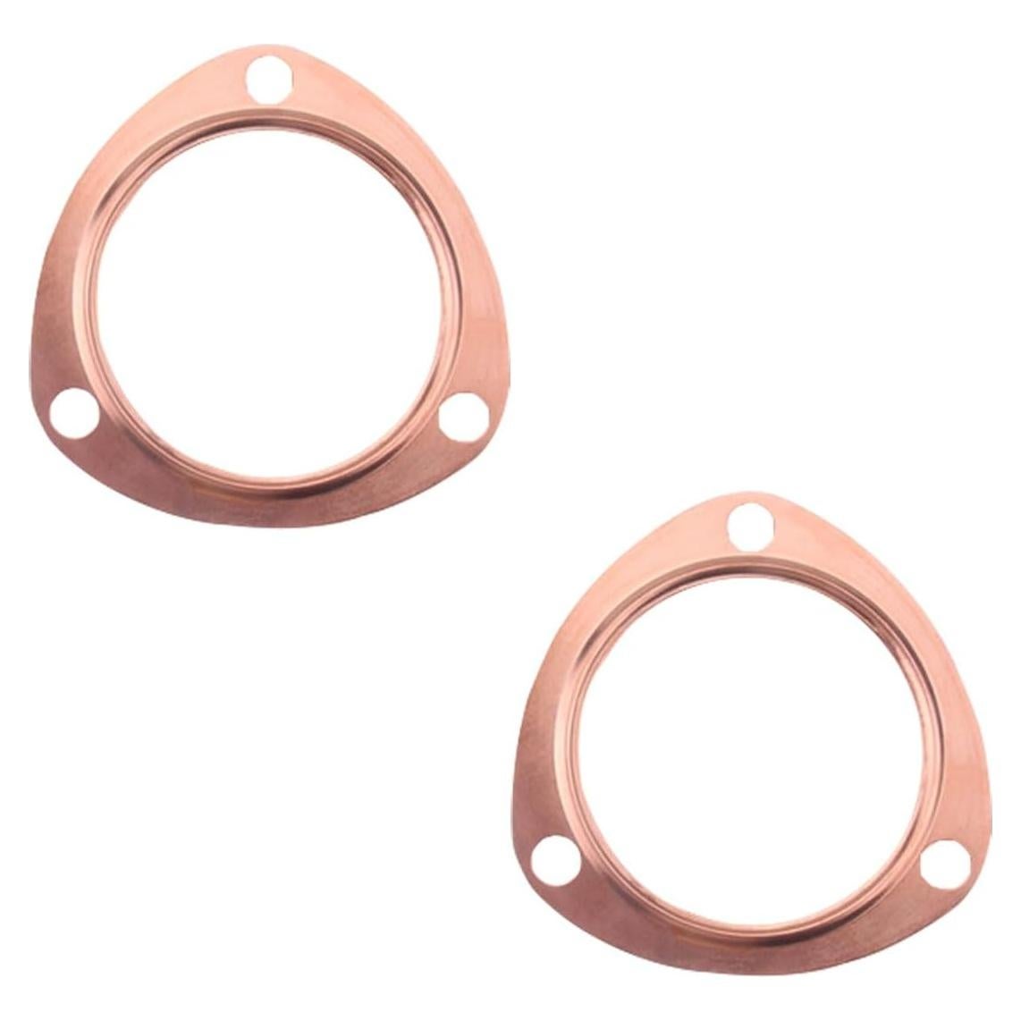 Juntas de Escape de Cobre LAINLOY 2.5" 2 Piezas Reutilizables