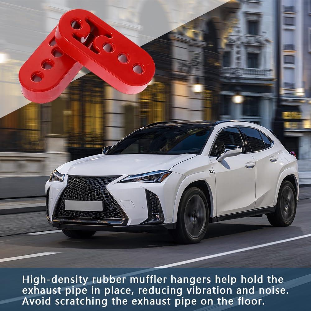 Soporte de Escape de Goma CHRYMUM 4 Agujeros Universal