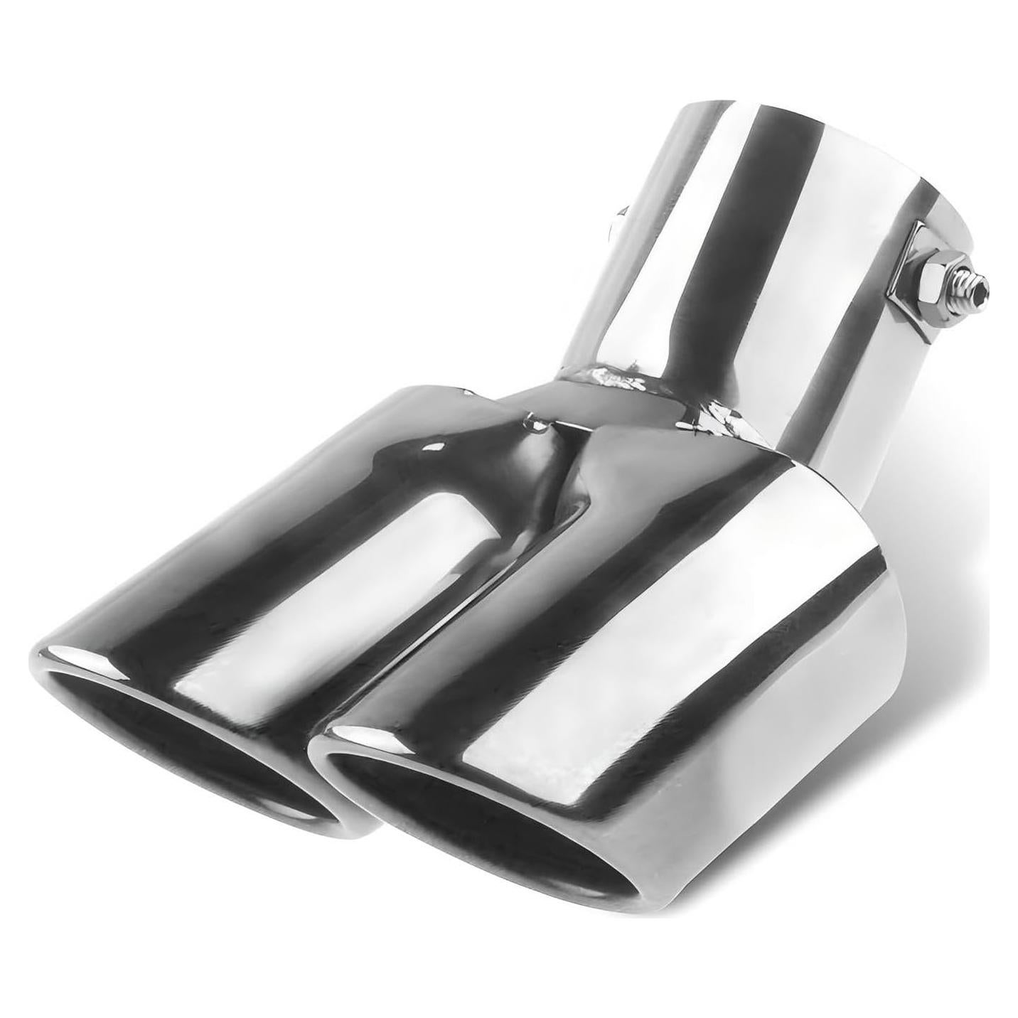 Punta de Escape Doble Arwrilt 2.5" Acero Inoxidable Plata