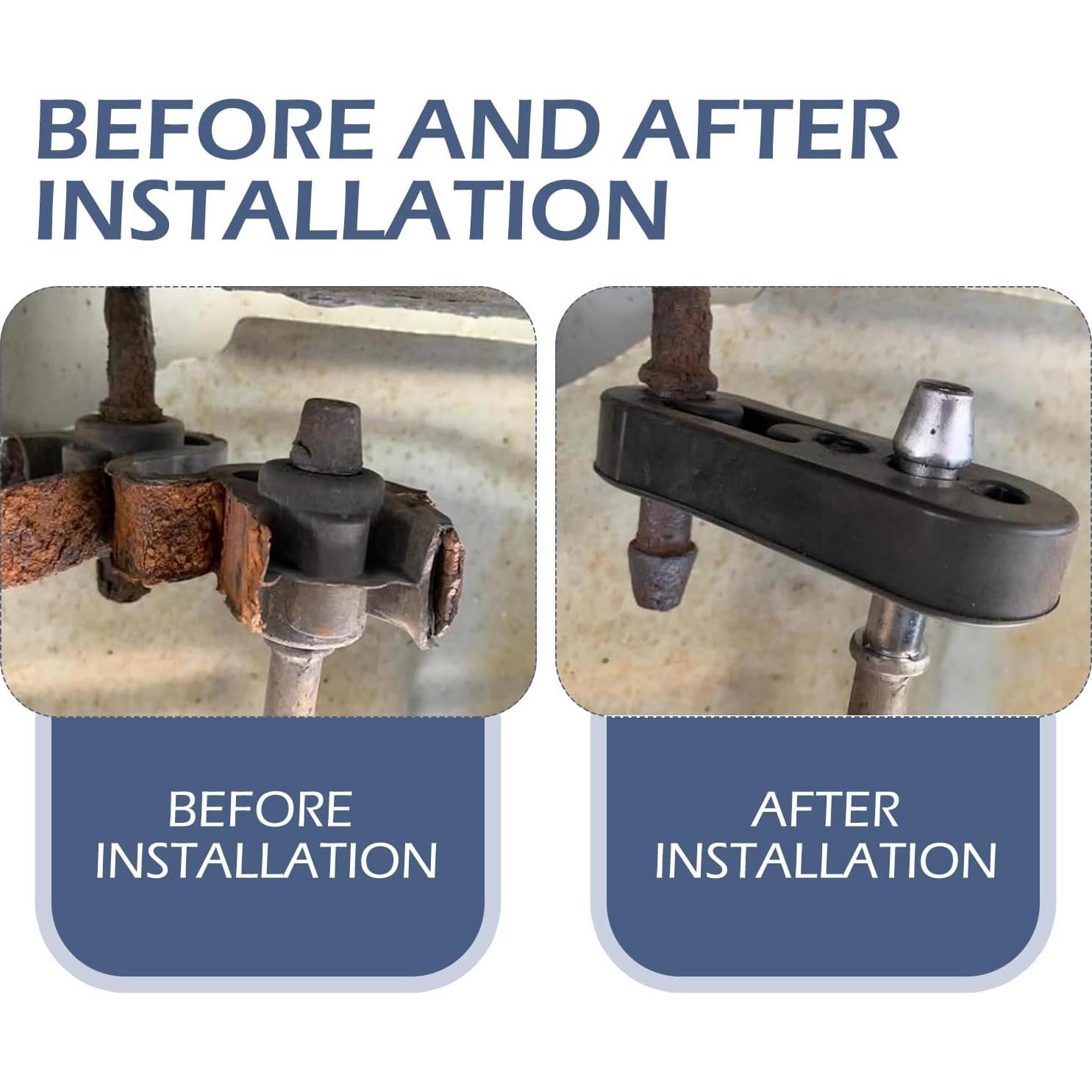 Soporte de Silenciador de Goma Ferianl 4 Agujeros 110mm