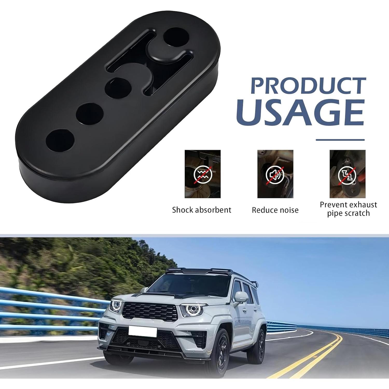 Soporte de Silenciador de Goma Ferianl 4 Agujeros 110mm