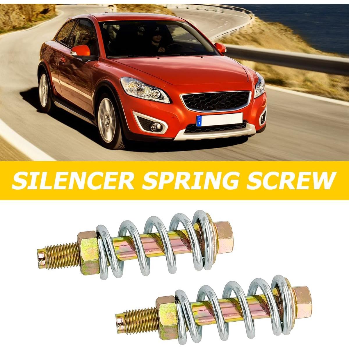 Kit de Tornillo y Tuerca de Resorte de Escape Zipelo 2PCS