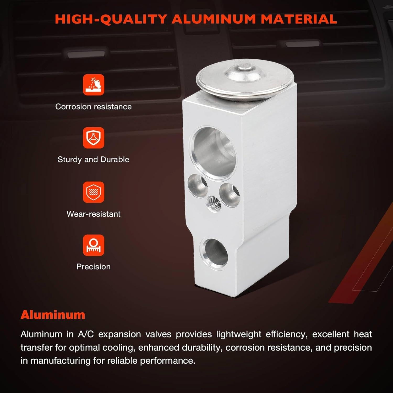 Válvula de Expansión A/C ATRACYPART A2437 Compatible Toyota y Subaru