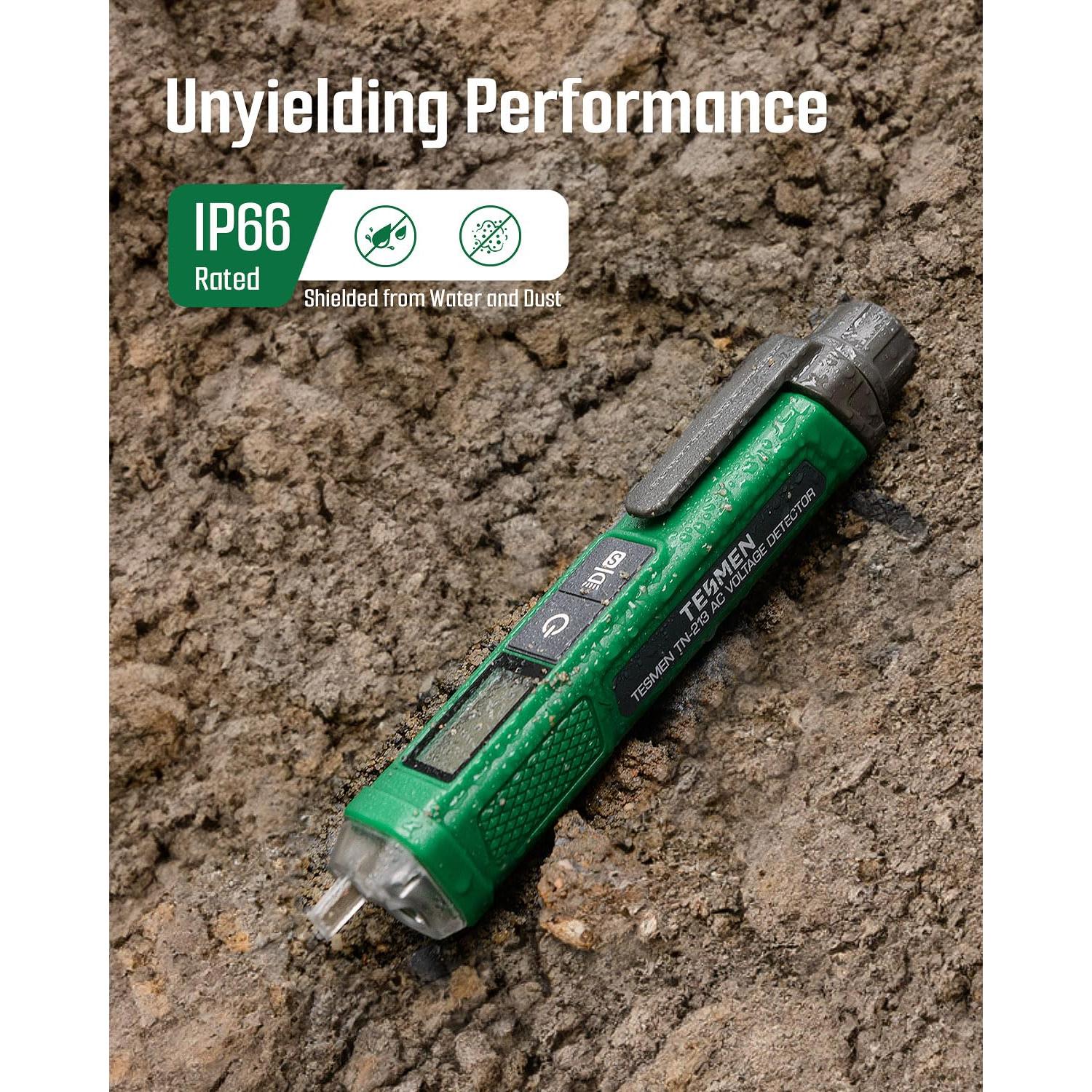 Probador de Voltaje TESMEN TN-213 Sin Contacto 12-1000V Verde