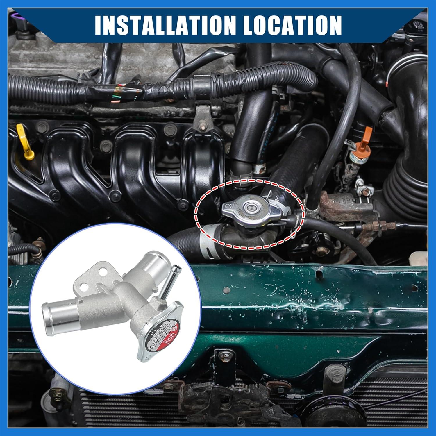 Cuello de Llenado de Radiador VekAuto para Toyota Yaris 07-18