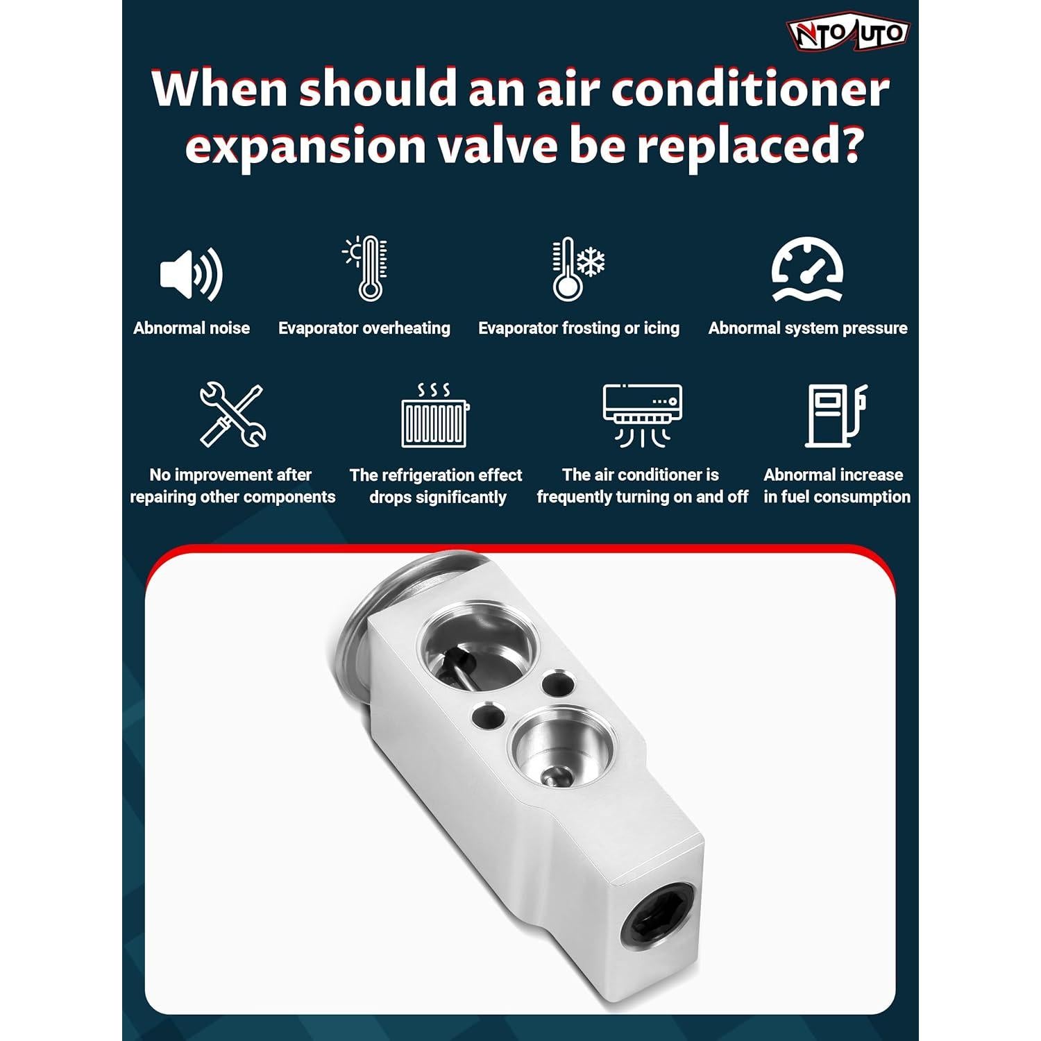 Válvula de Expansión A/C Ntoauto 10292C para Sienna, Land Cruiser