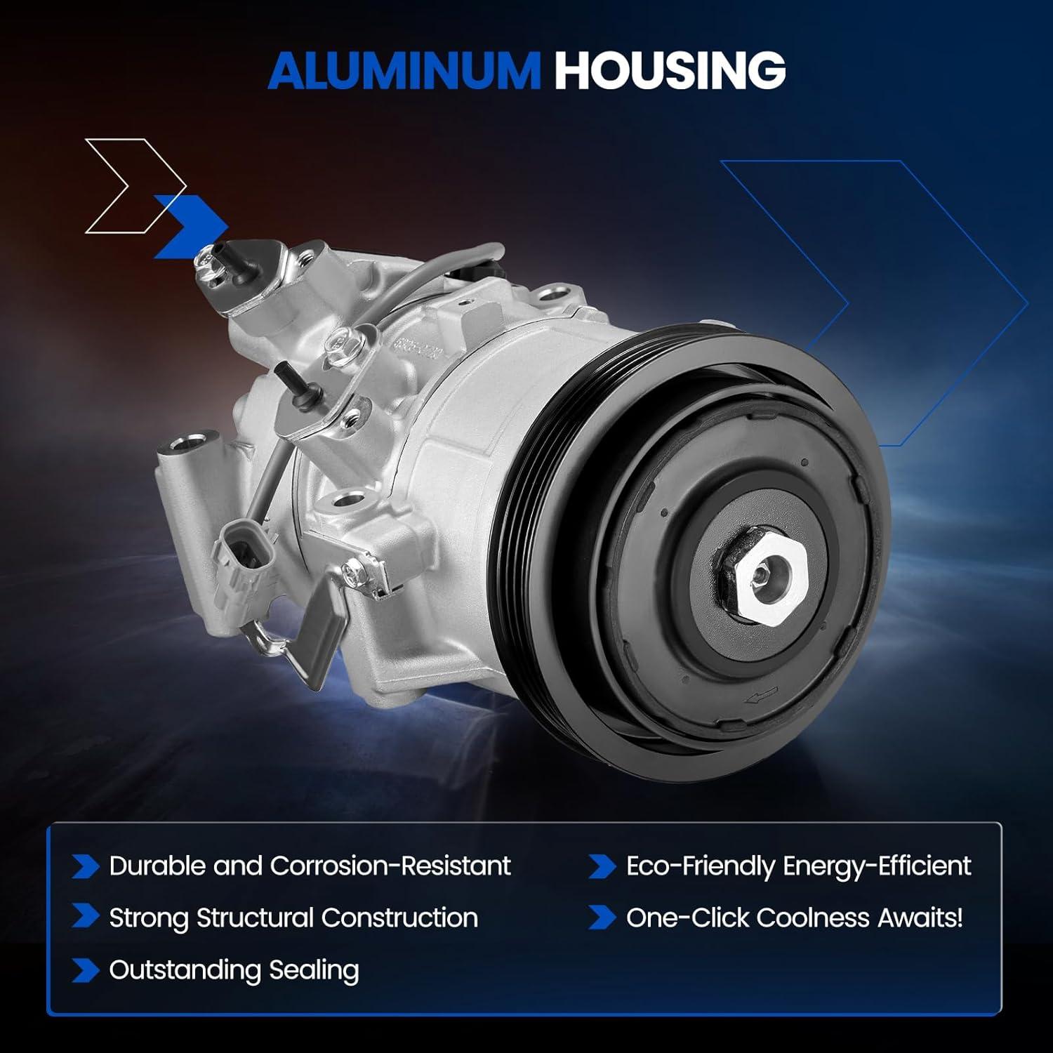 Compresor de Aire Acondicionado SYKRSS 157318 para Toyota Yaris 2007-2012