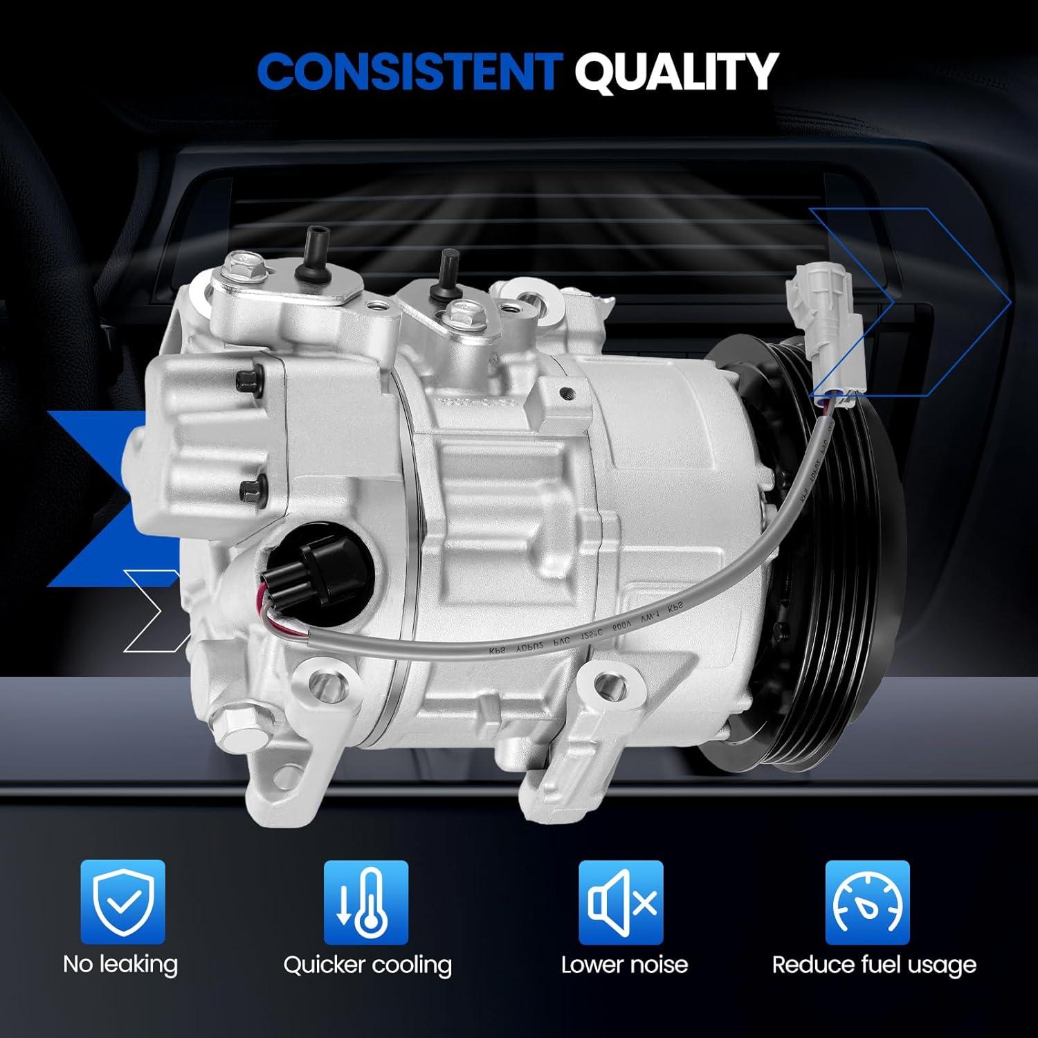 Compresor de Aire Acondicionado SYKRSS 157318 para Toyota Yaris 2007-2012