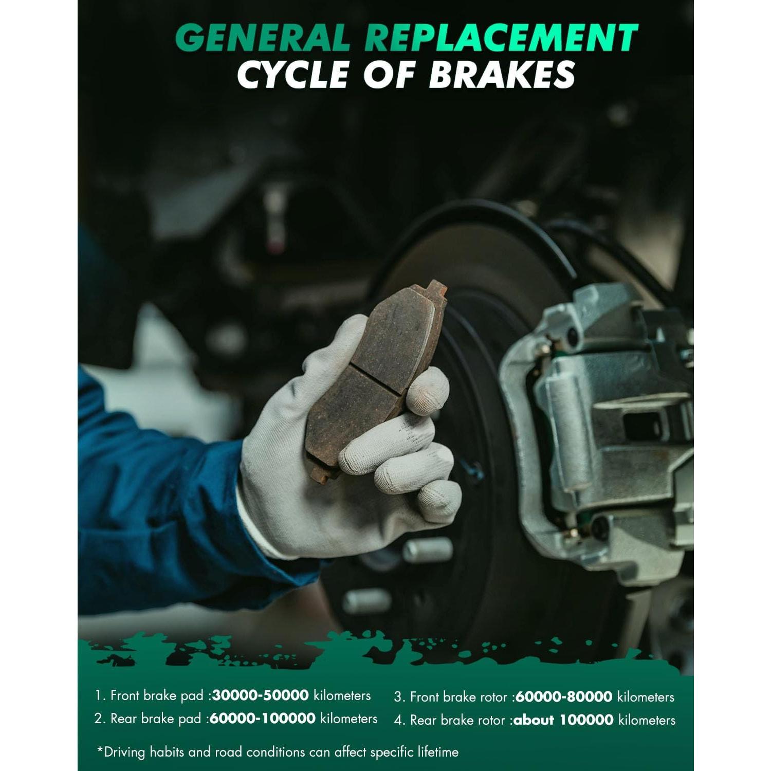 Pastillas de Freno Cerámicas Delanteras SCITOO D1184-8538 para Toyota Yaris 2006-2018