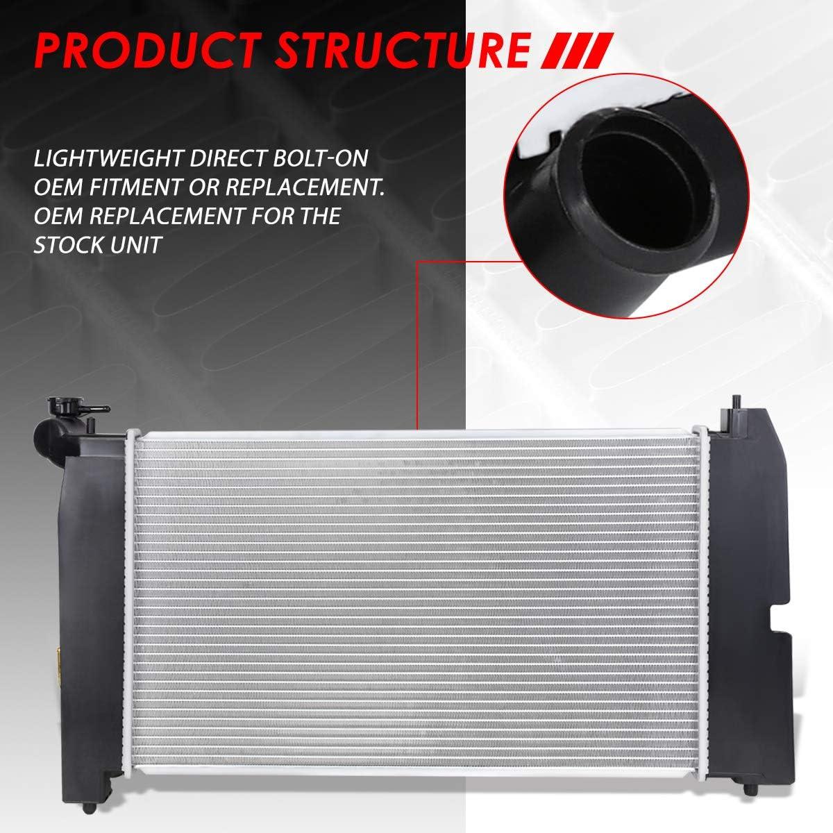 Radiador Auto Dynasty 1 Fila Aluminio Corolla Matrix 03-08