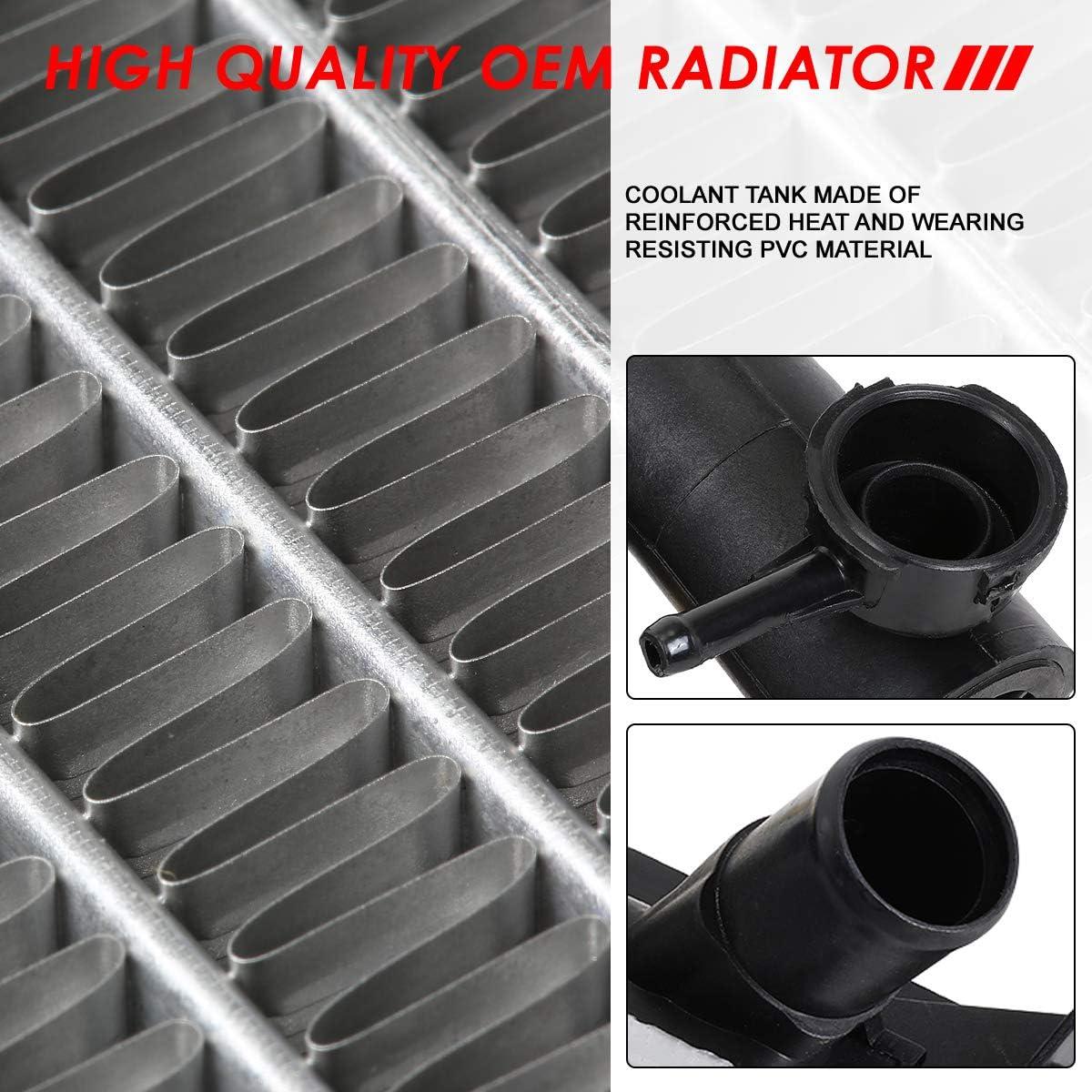 Radiador Auto Dynasty 1 Fila Aluminio Corolla Matrix 03-08