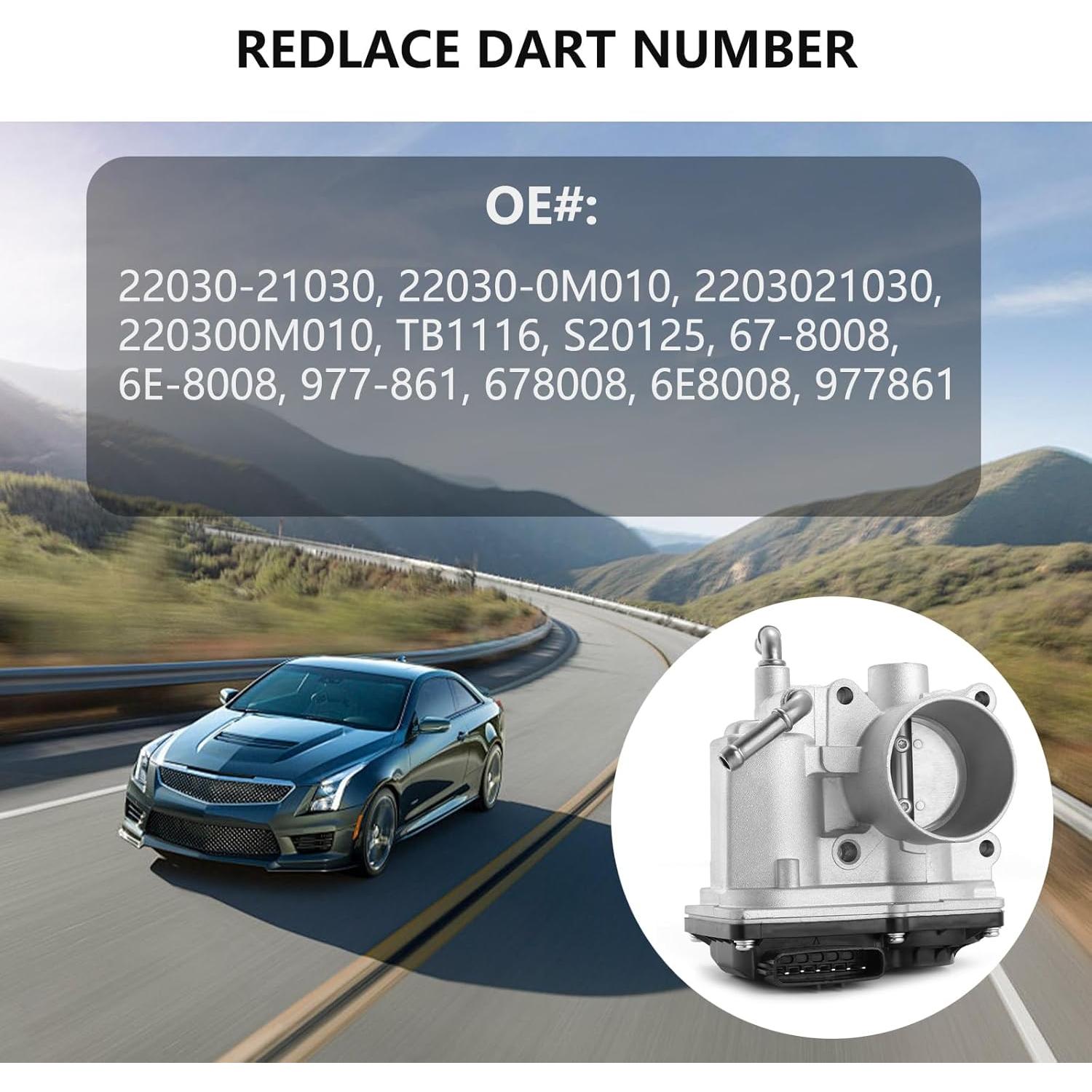 Cuerpo de Aceleración Electrónico MUZMIOZ para Toyota Yaris 1.5L