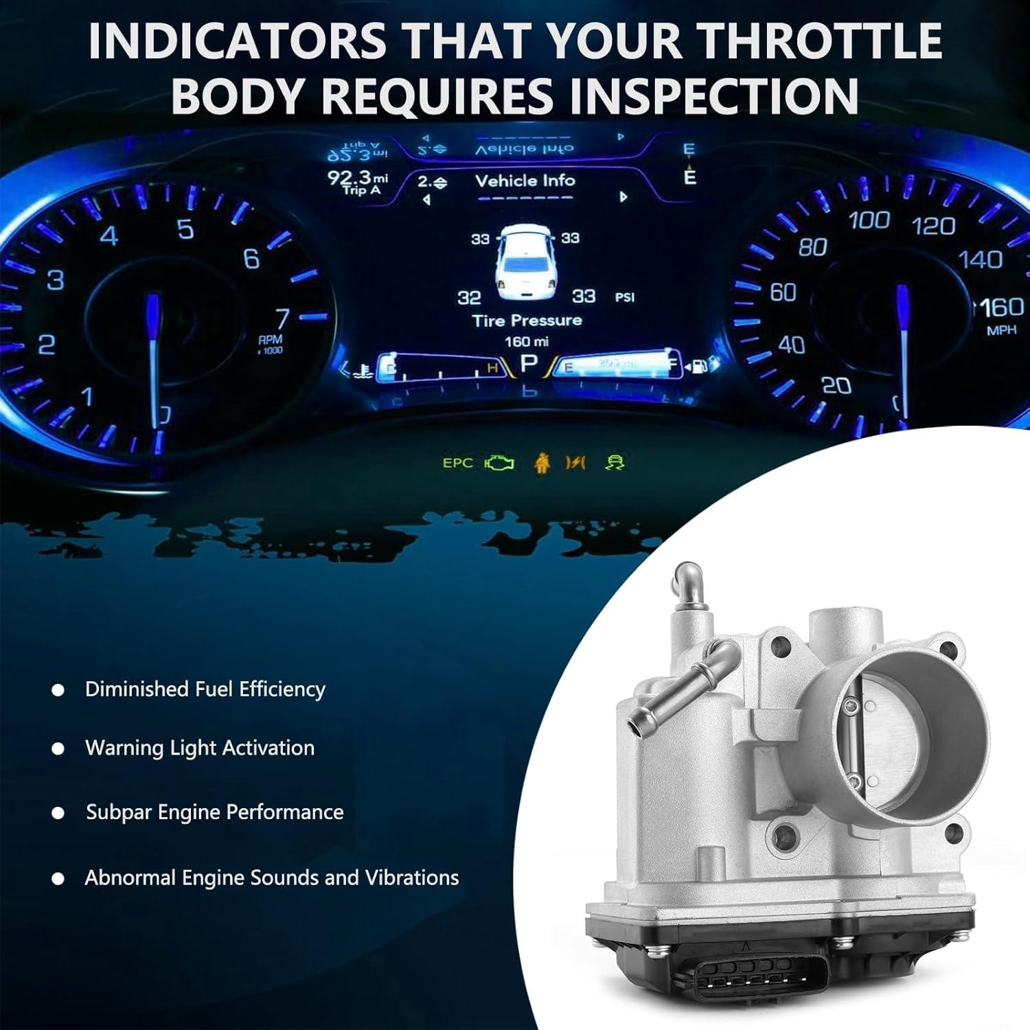 Cuerpo de Aceleración Electrónico MUZMIOZ para Toyota Yaris 1.5L