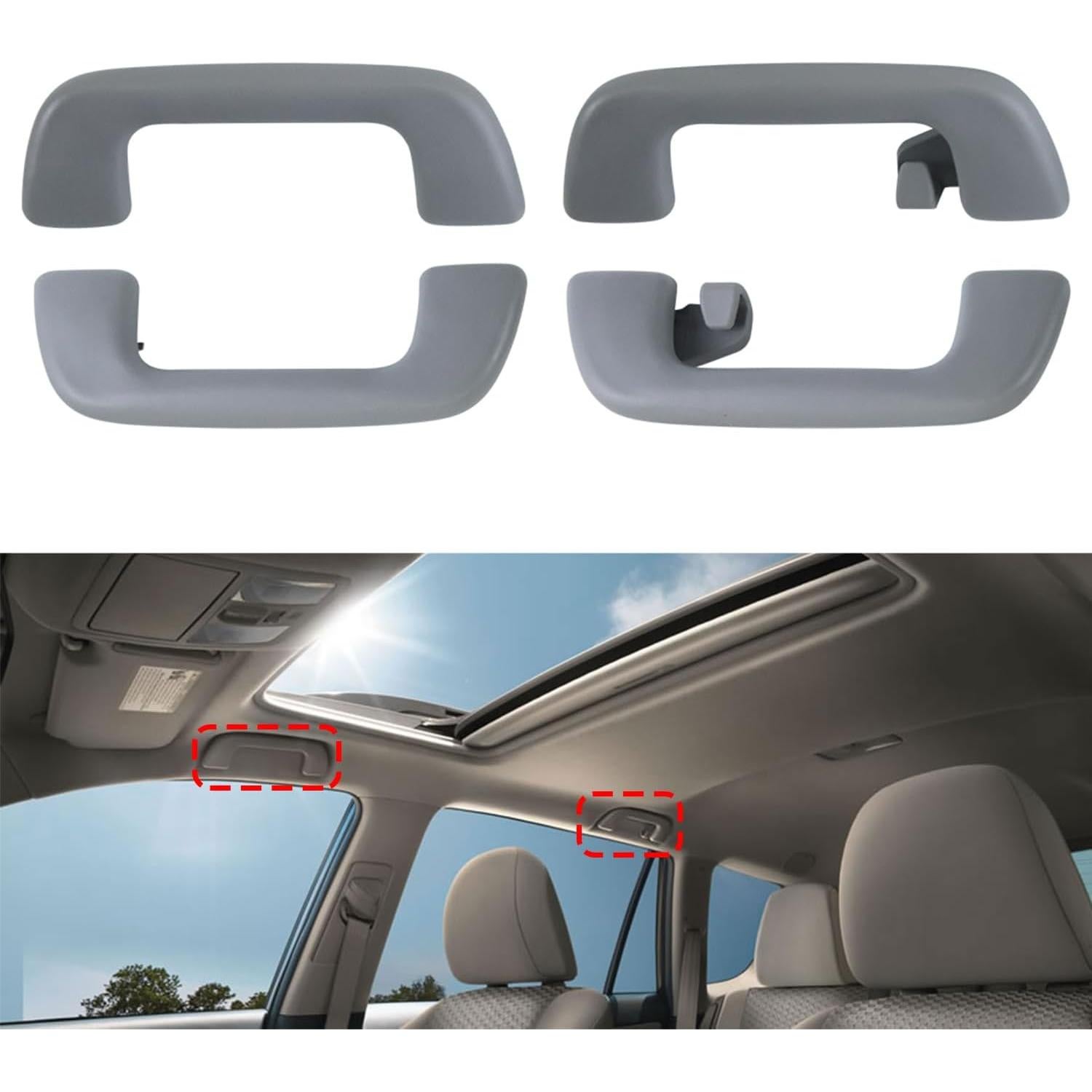 Mangos de Techo Interior COOL STAR 4 Pack Compatible Toyota