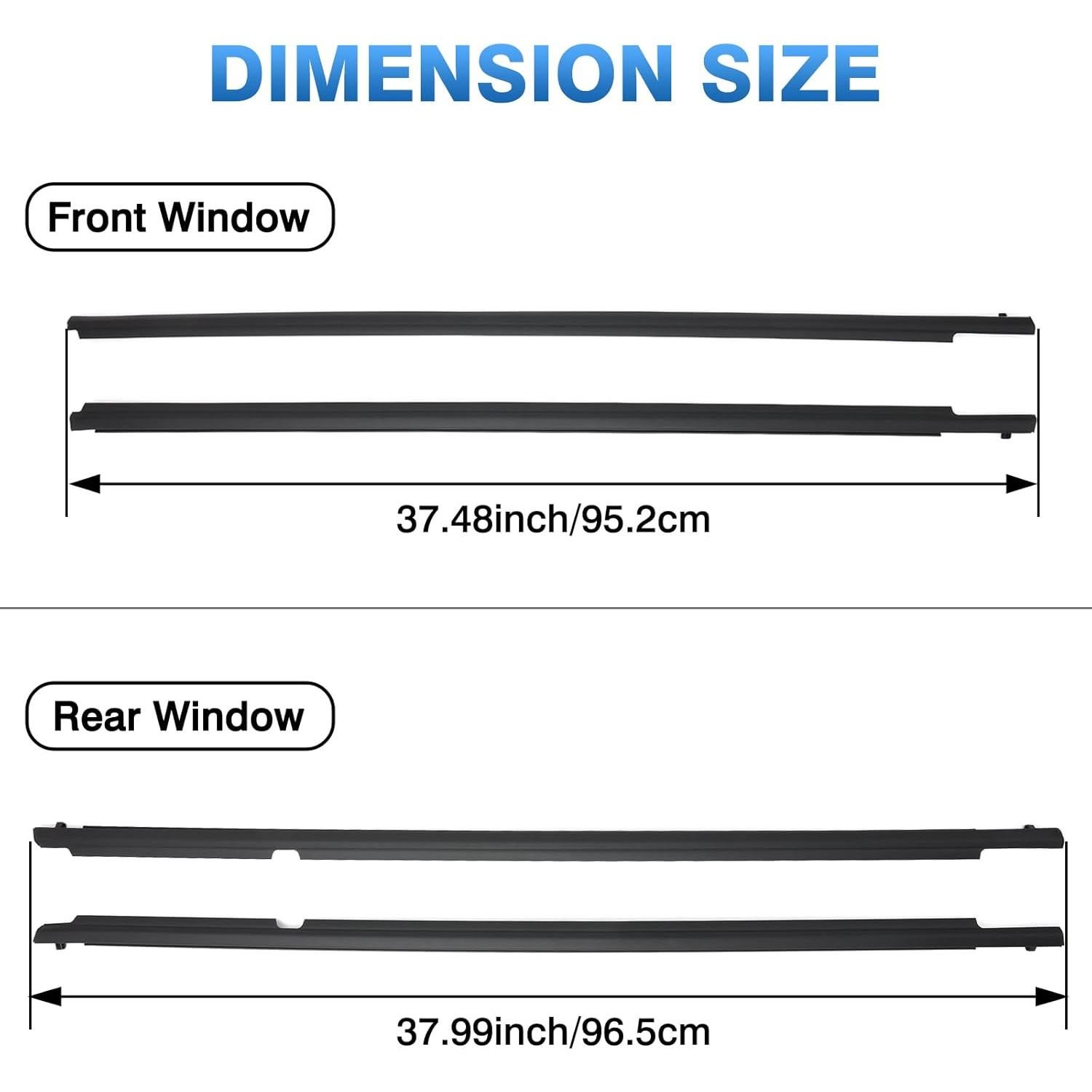 Sellos de Moldura de Ventana TOP-MAX para Toyota Corolla 2009-2013