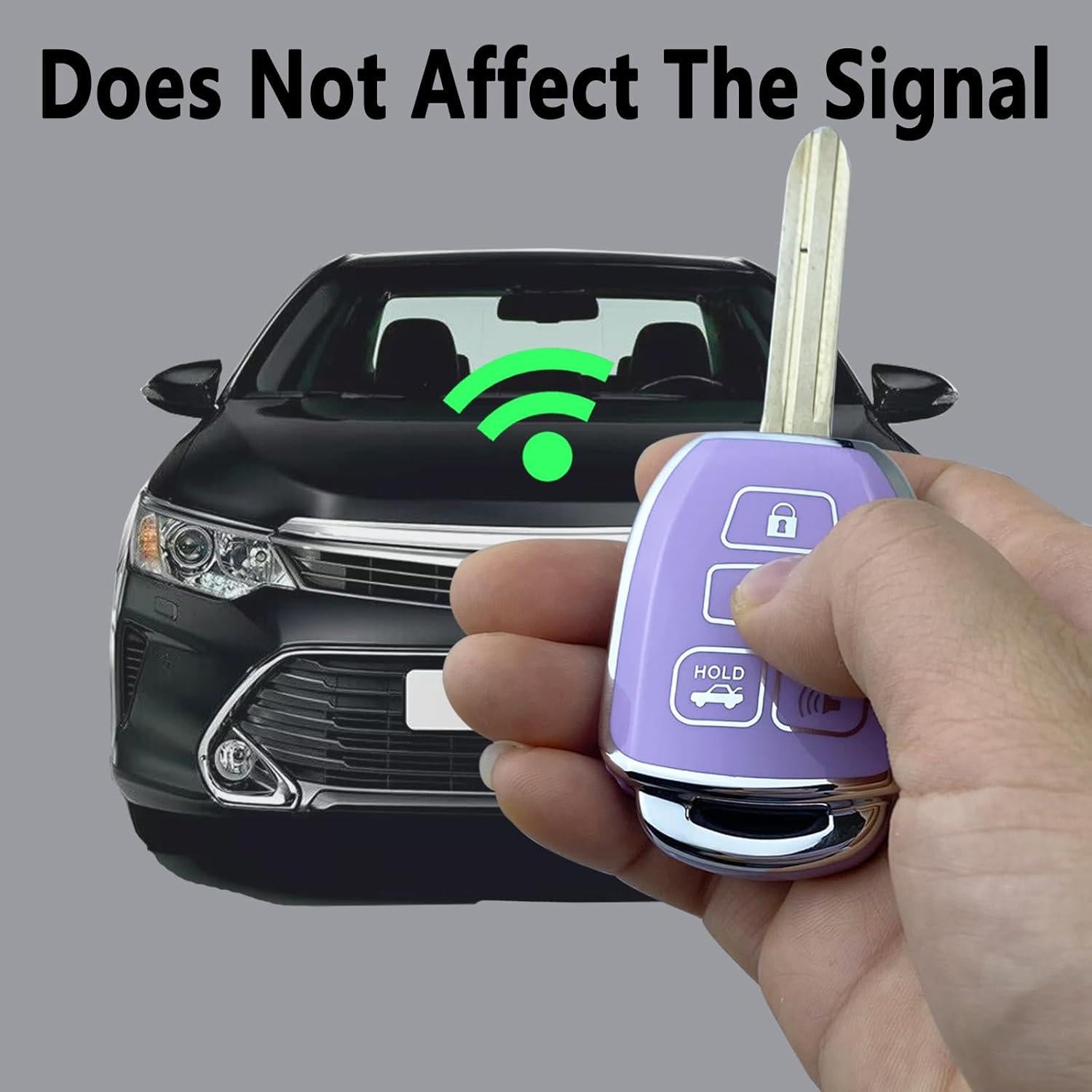 Funda de Llave Toyota Compatible Highlander Camry RAV4 Corolla