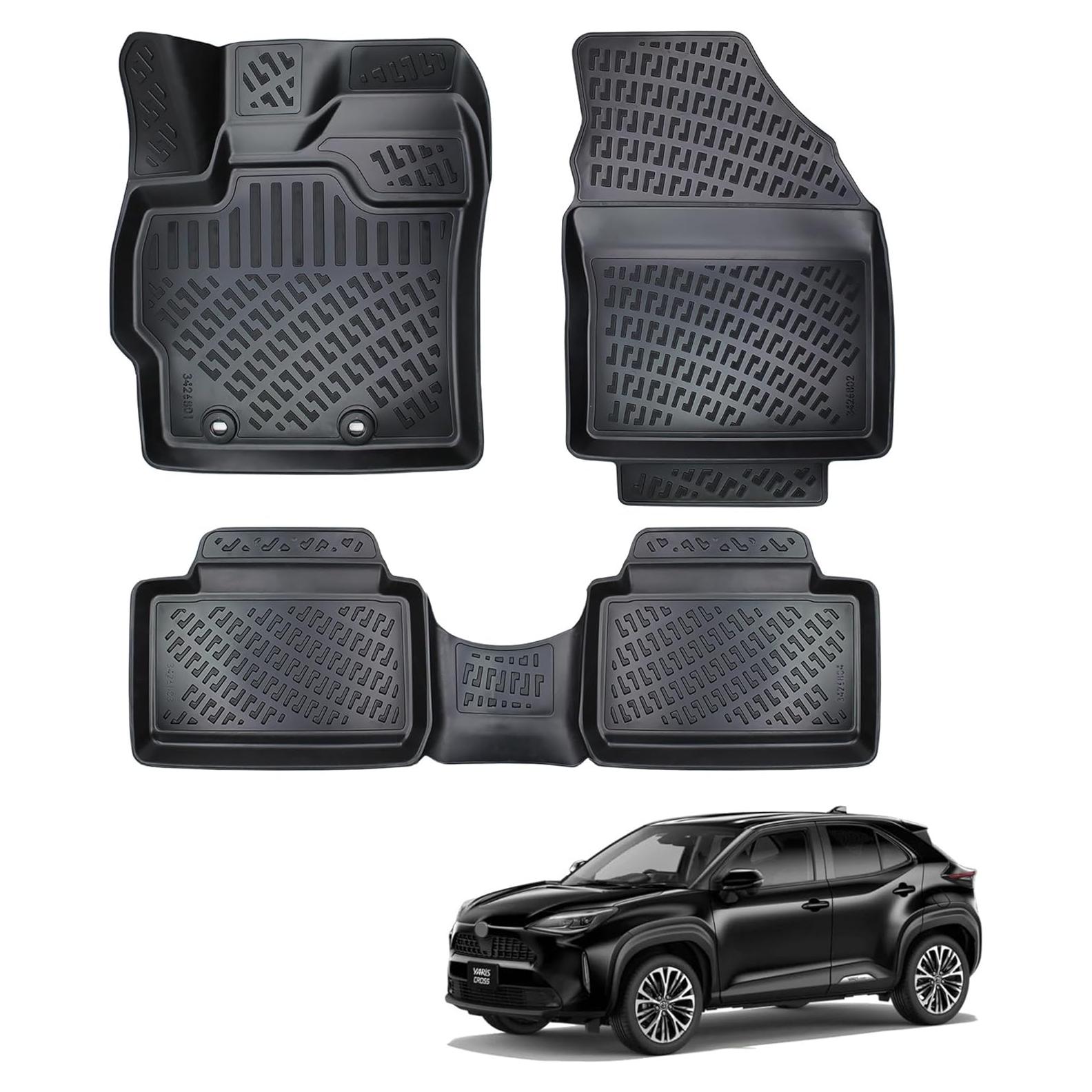 Alfombrillas de Piso Ehiltek para Toyota Yaris Cross 2022-2024