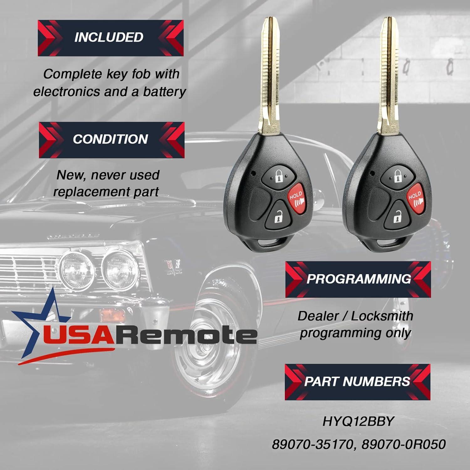 Control Remoto Toyota 4Runner/Rav4/Yaris 2010-2016 USARemote